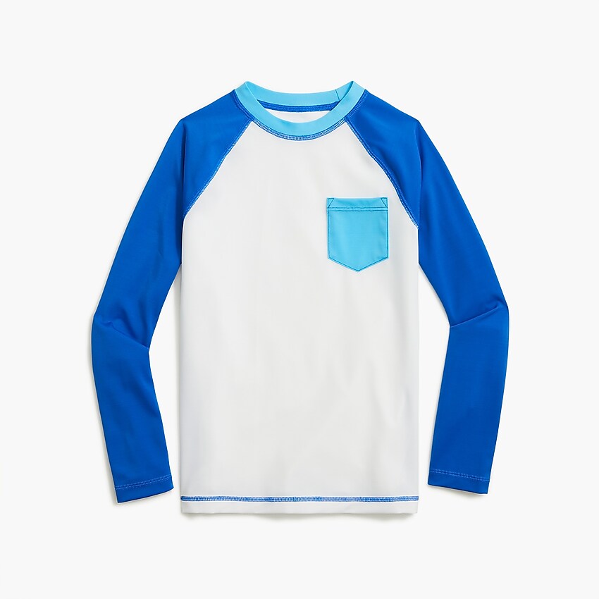 factory: boys' long-sleeve rash guard for boys, right side, view zoomed