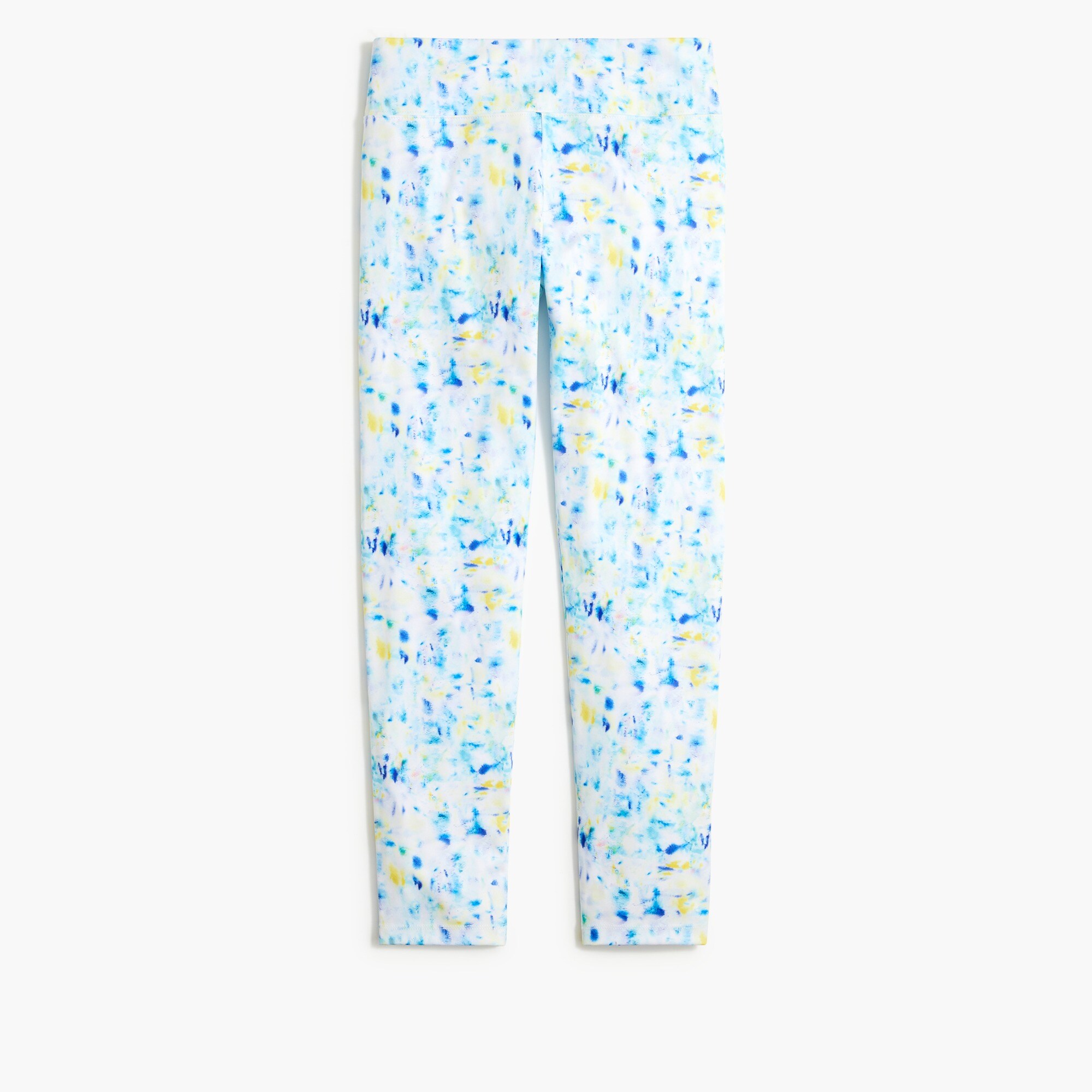 Cropped printed active leggings