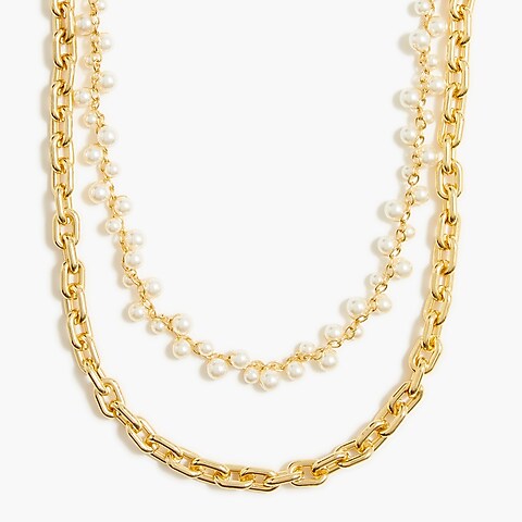  Pearl link necklace