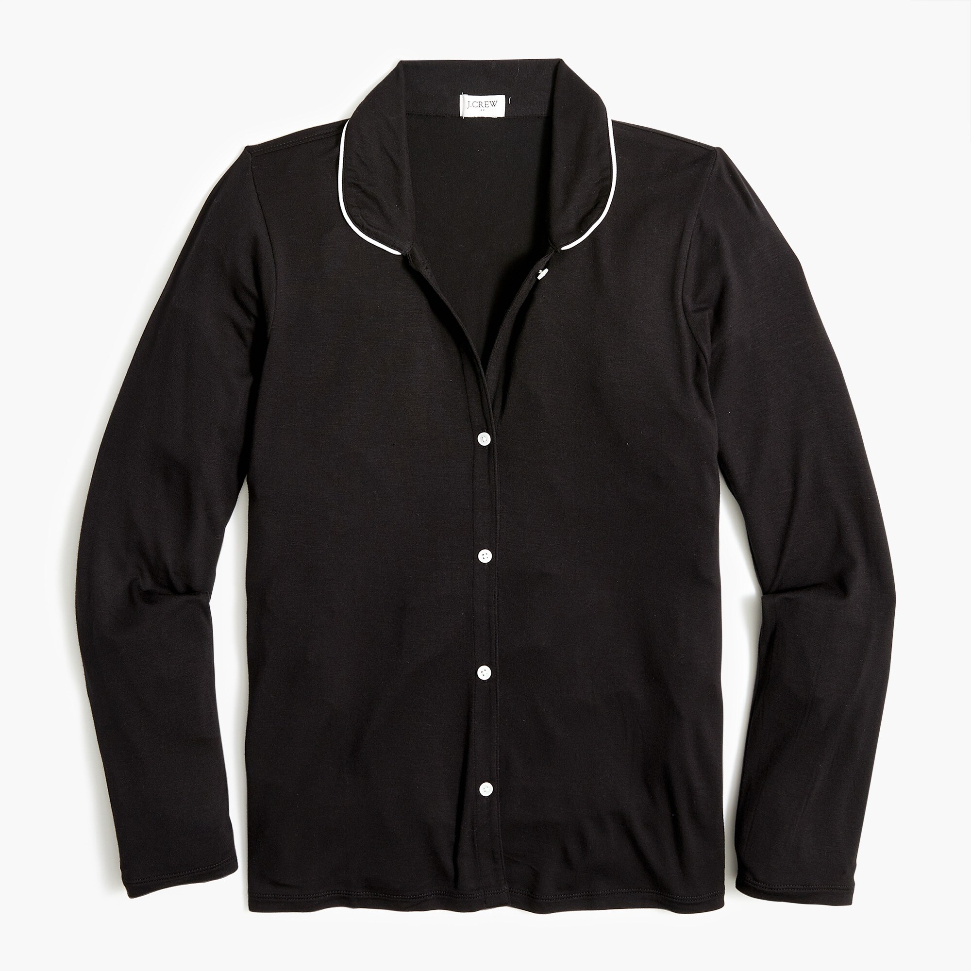 drapey knit pajama top for women