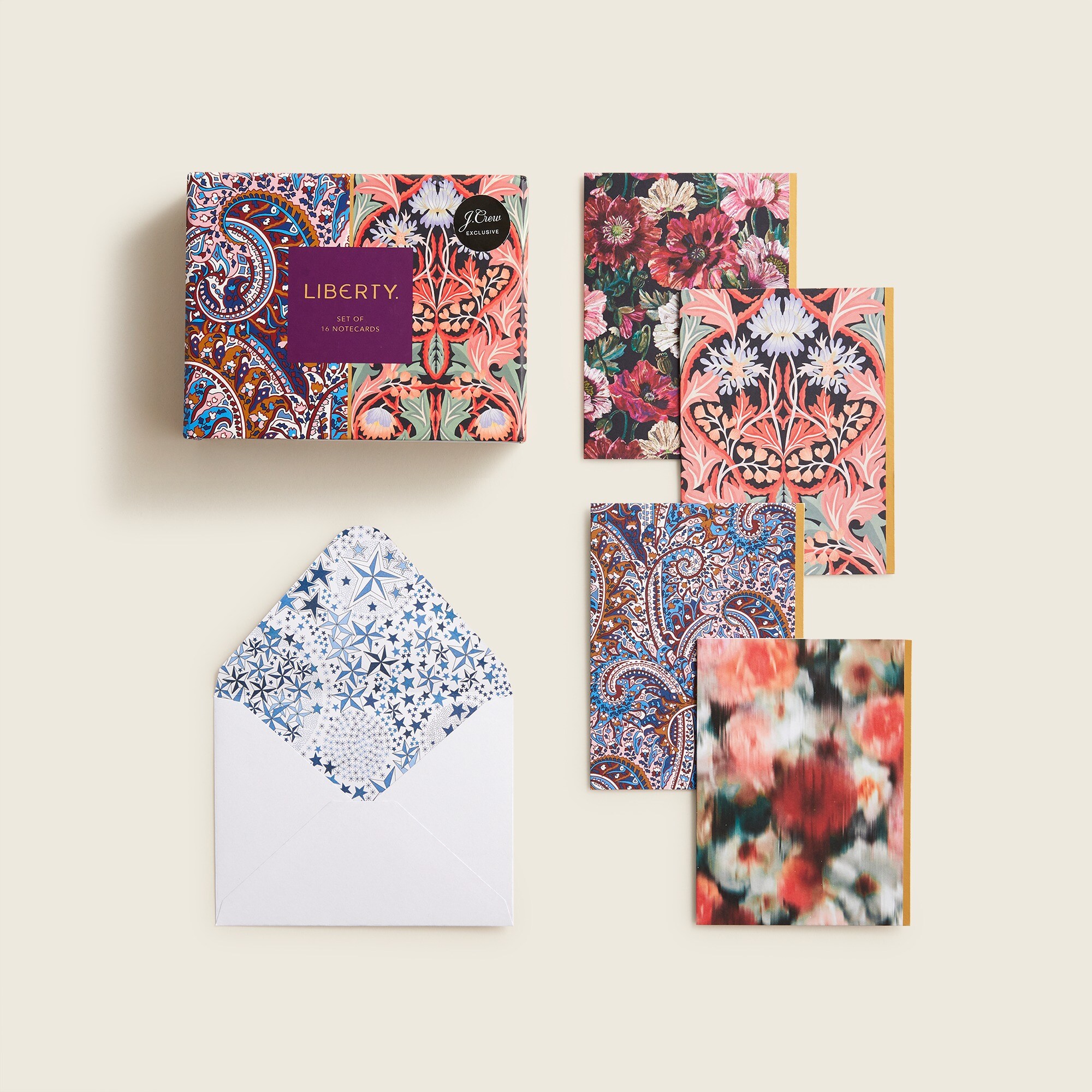 Note card set in Liberty® print