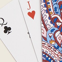 Liberty® playing cards BLUE MULTI j.crew: liberty® playing cards for women