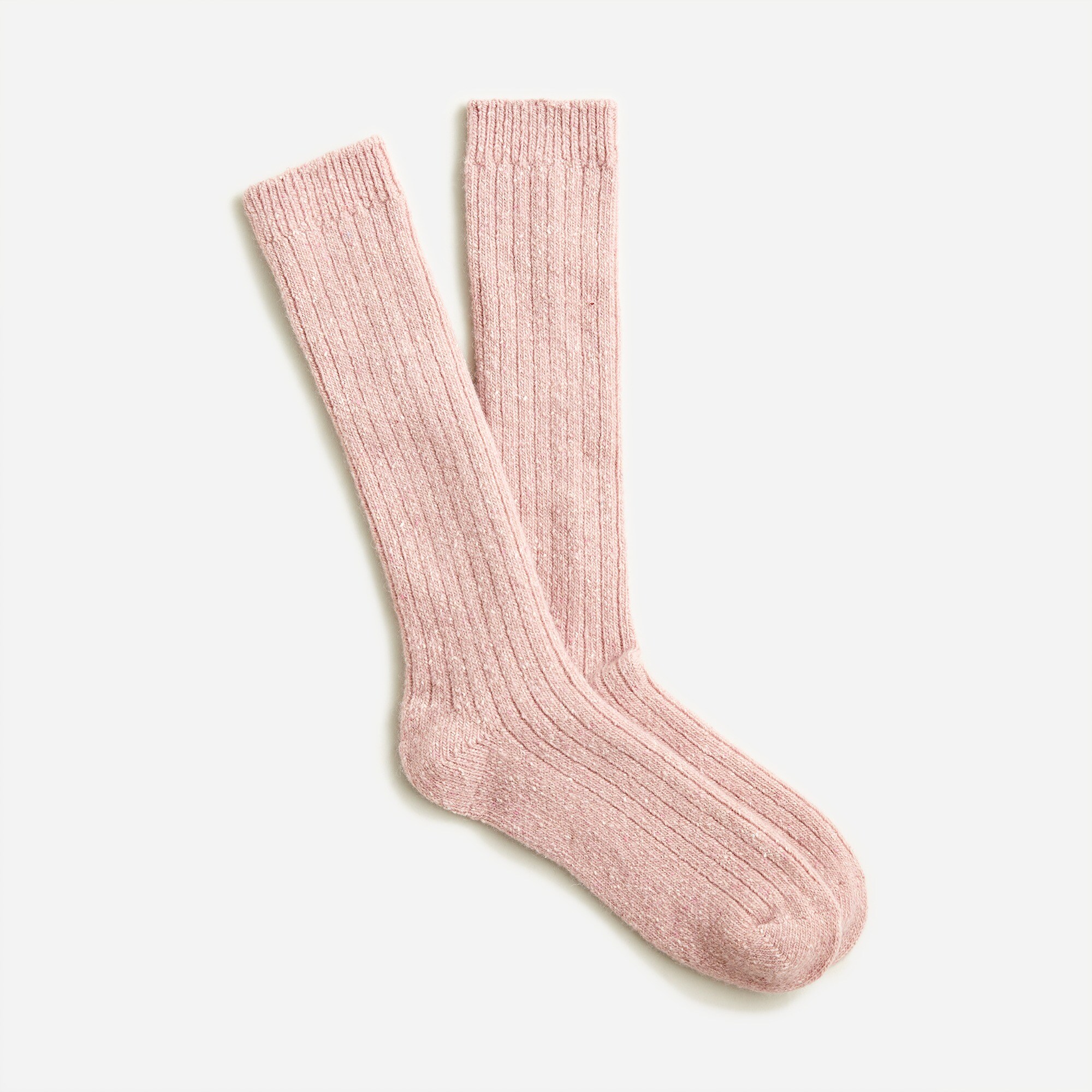 Cozy wool-blend knee-high socks