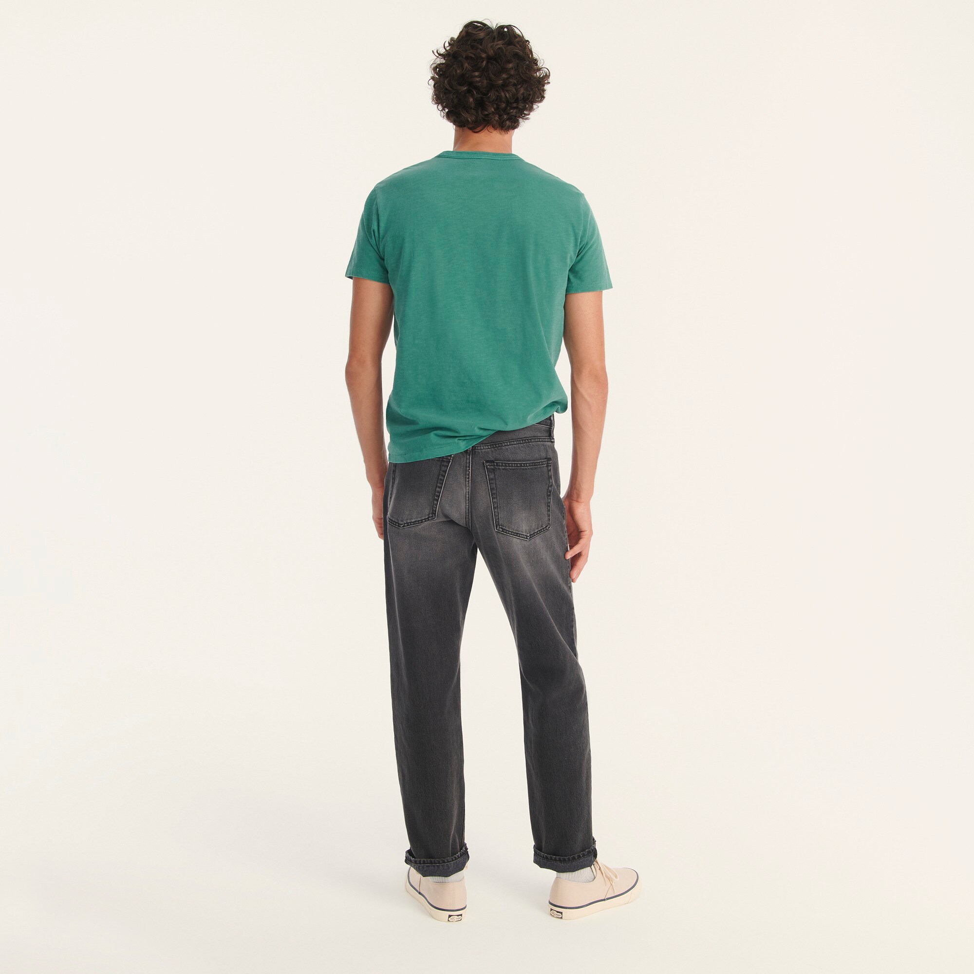 Classic Straight-fit jean in deep grey wash