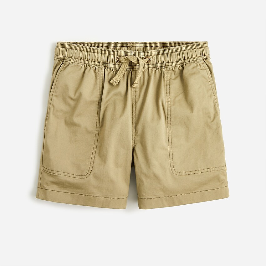 j.crew: boys' relaxed-fit pull-on short in chino for boys, right side, view zoomed