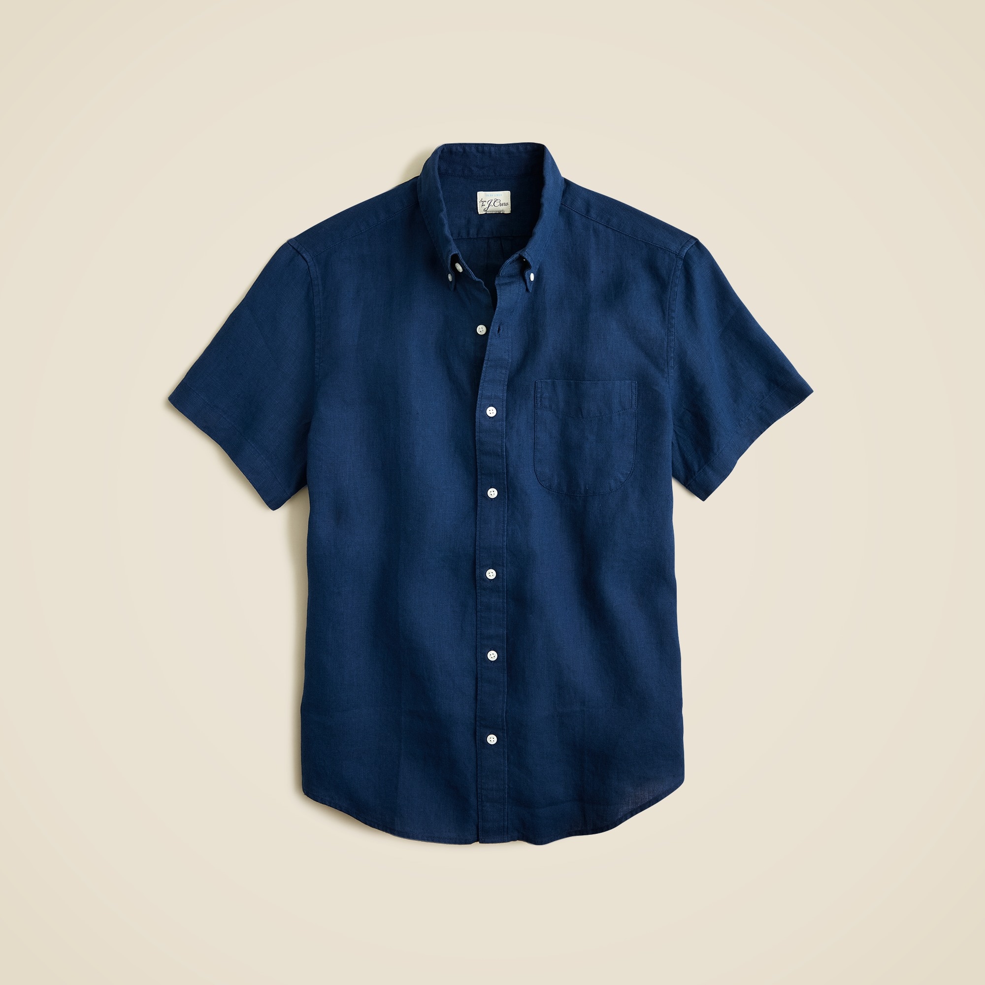  Short-sleeve Baird McNutt Irish linen shirt