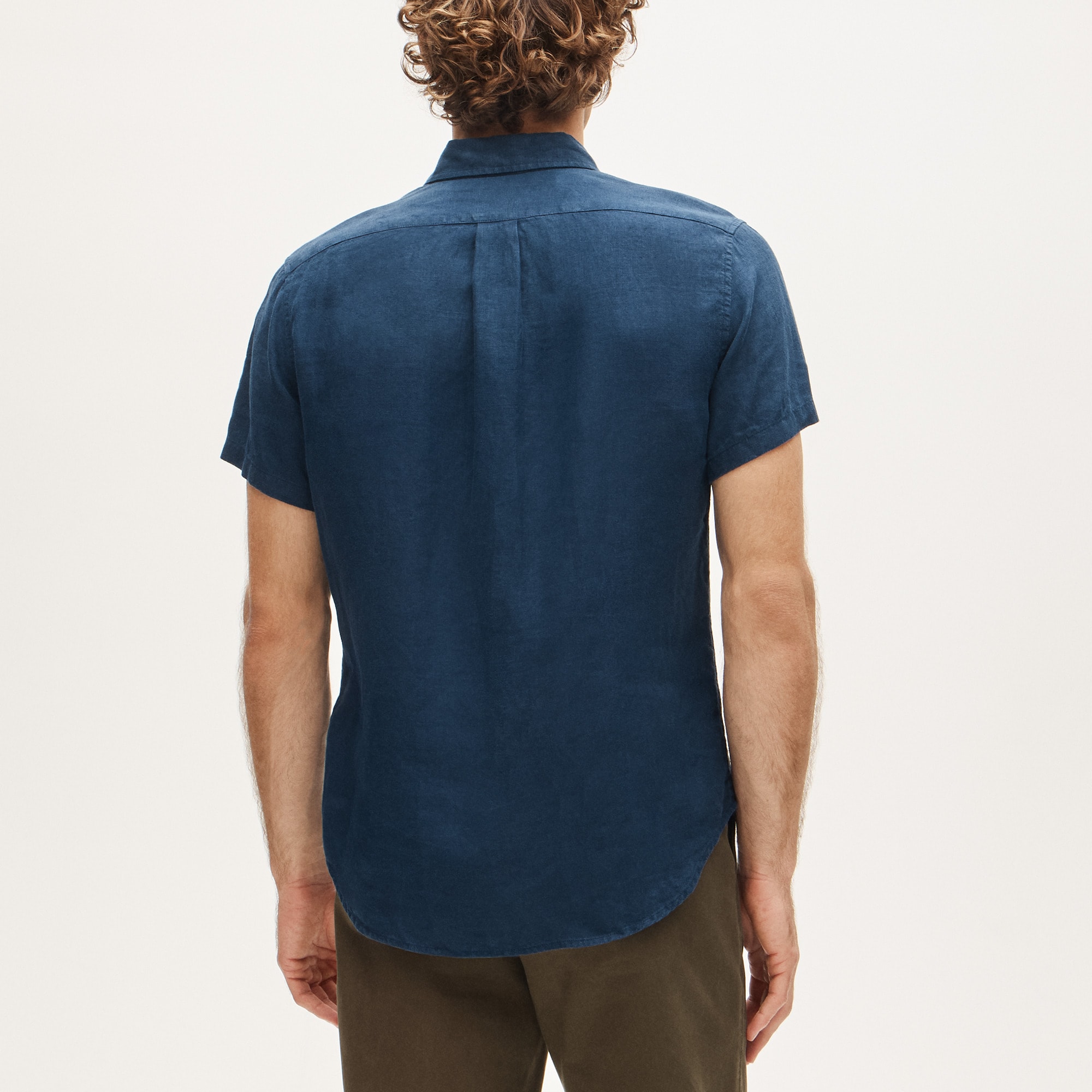 Short-sleeve Baird McNutt Irish linen shirt