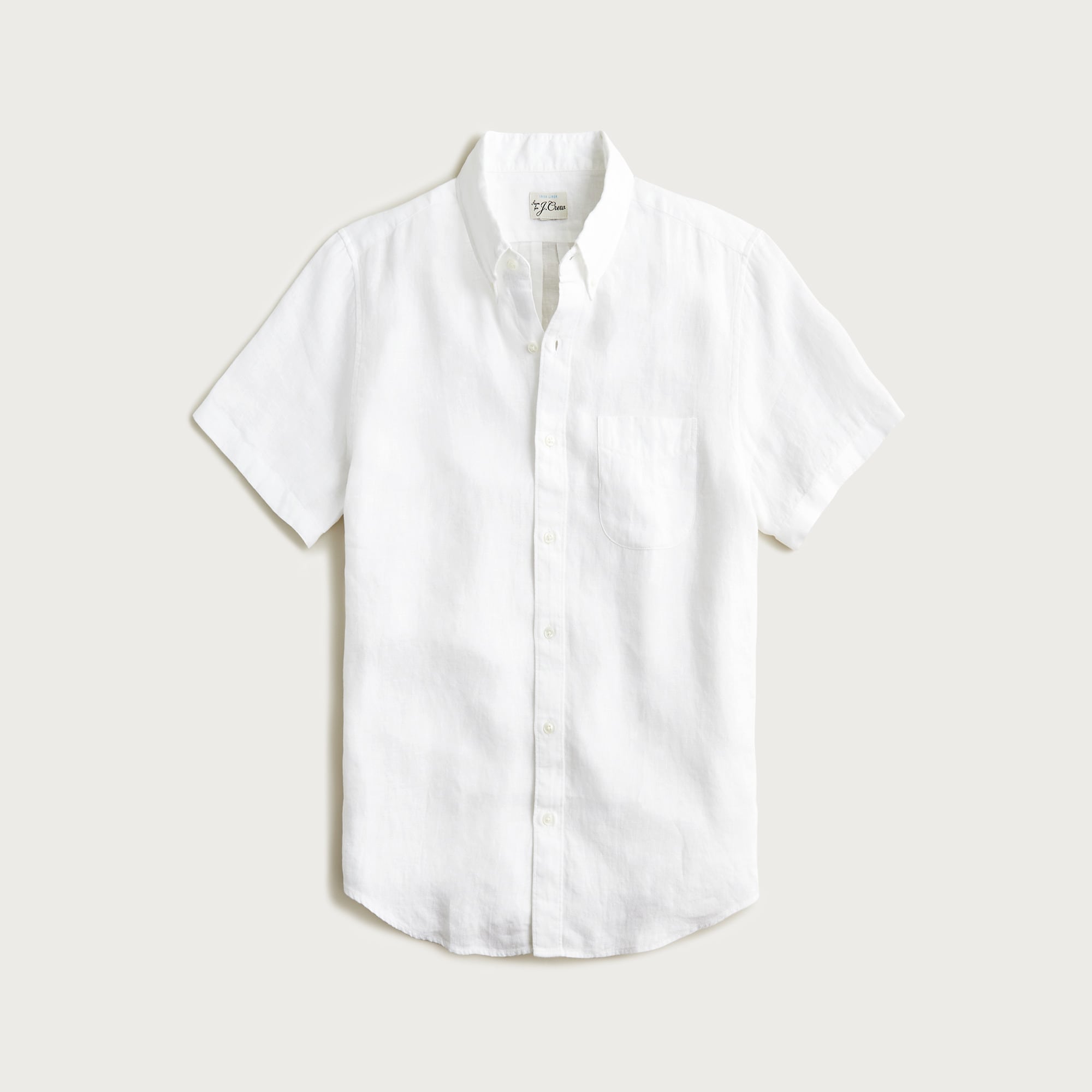 Short-sleeve Baird McNutt Irish linen shirt