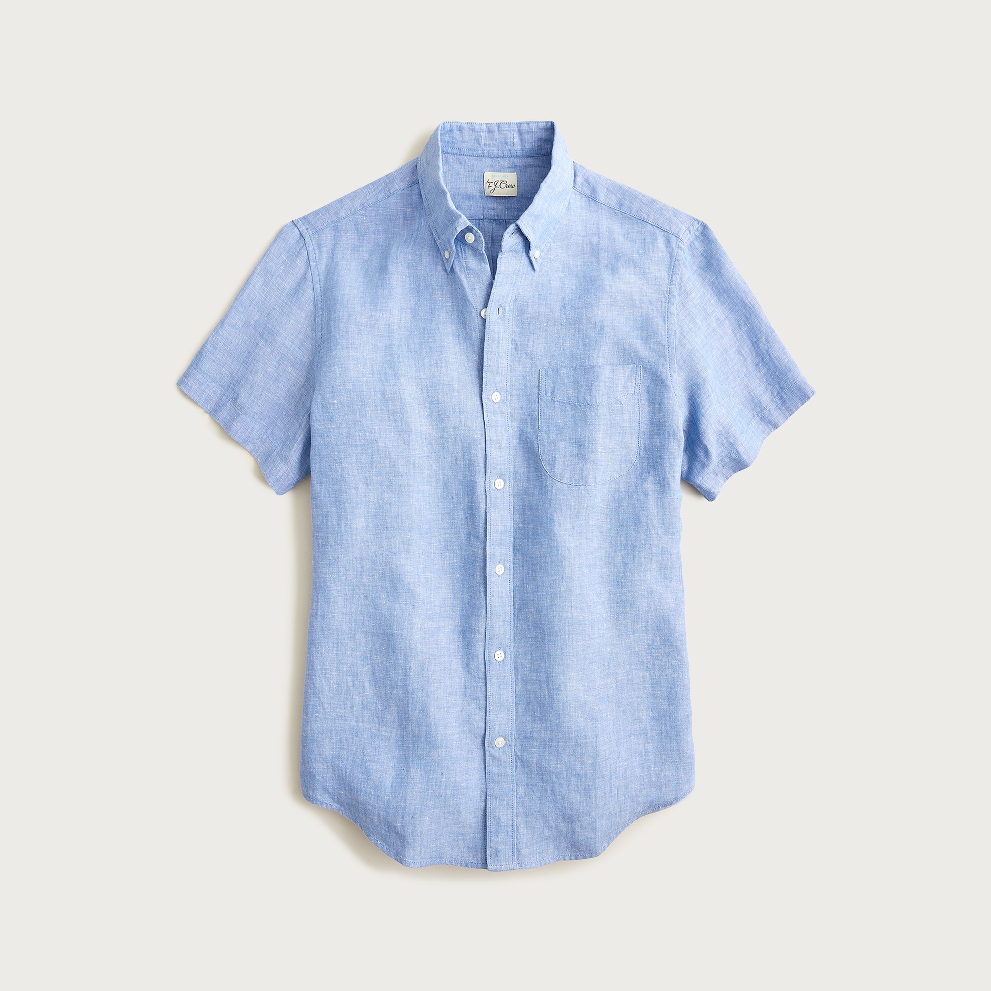 Short-sleeve Baird McNutt Irish linen shirt