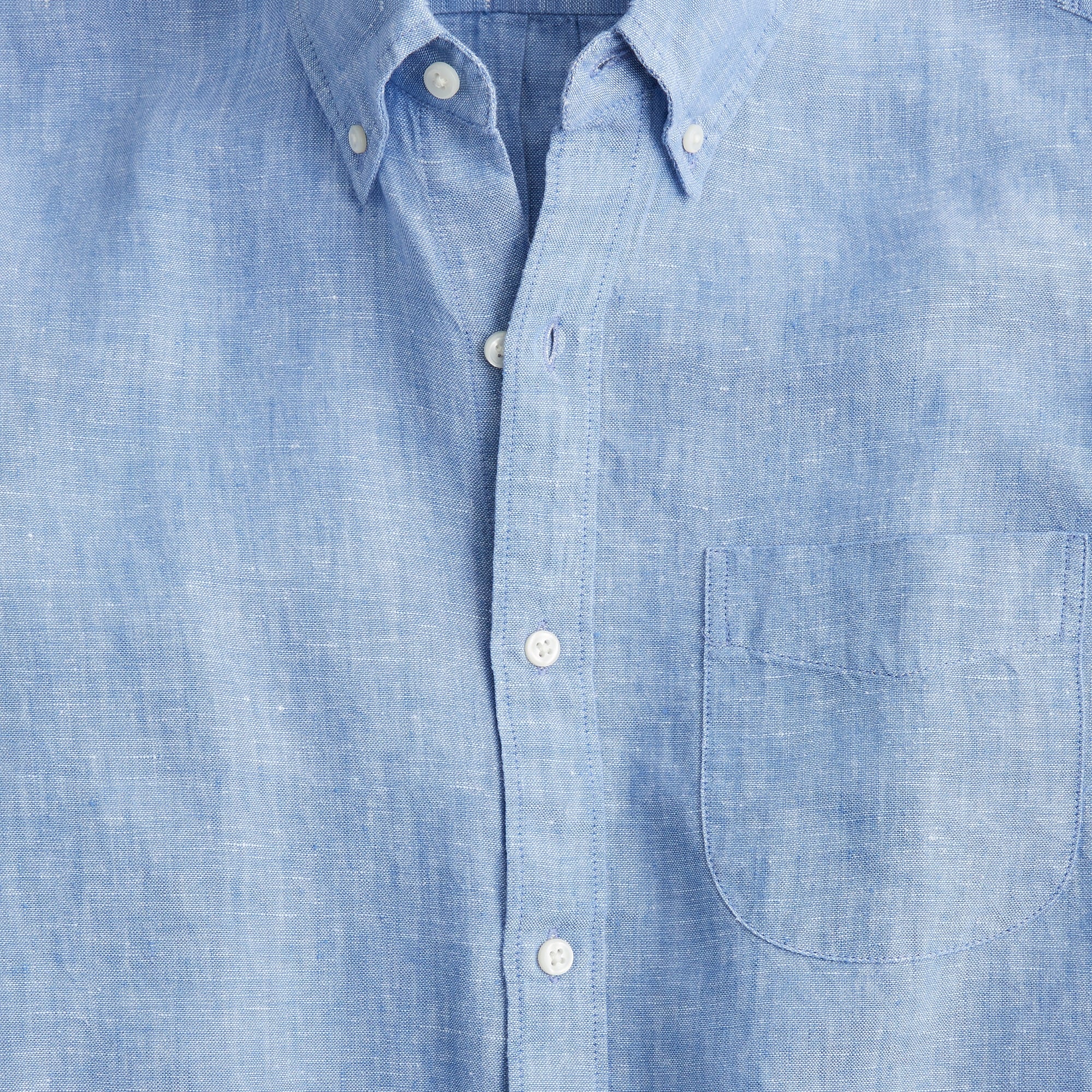 Short-sleeve Baird McNutt Irish linen shirt