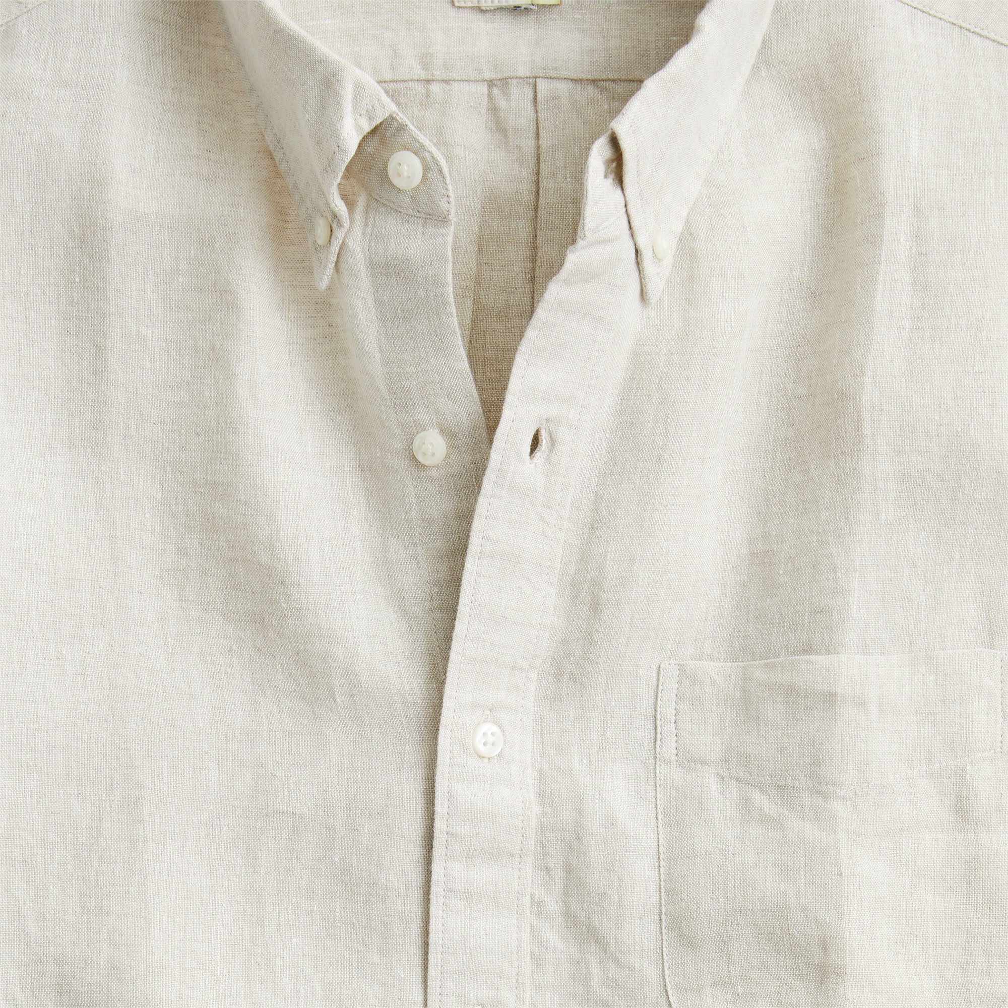 Short-sleeve Baird McNutt Irish linen shirt