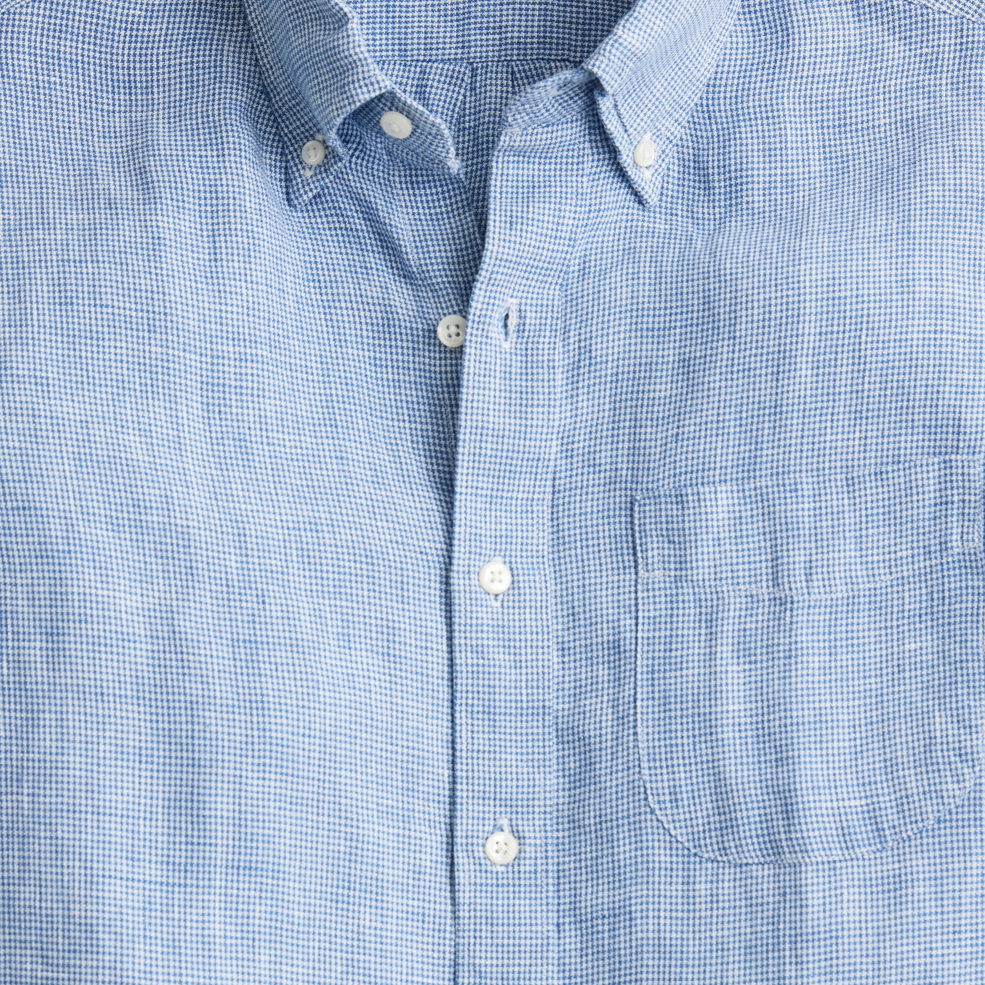 Short-sleeve Baird McNutt Irish linen shirt