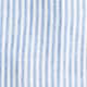 Short-sleeve Baird McNutt Irish linen shirt BENGAL STRIPE COBALT