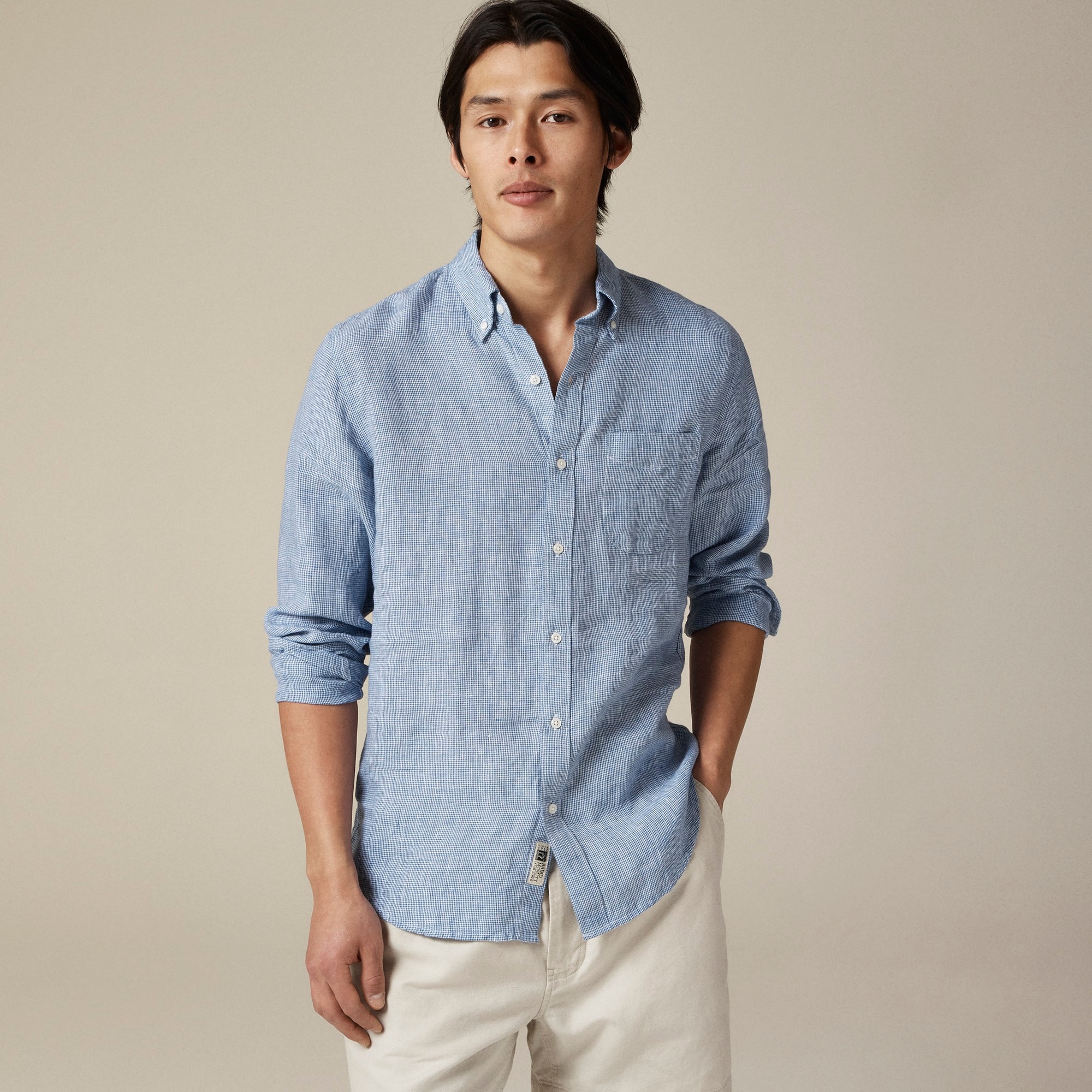  Tall Baird McNutt Irish linen shirt