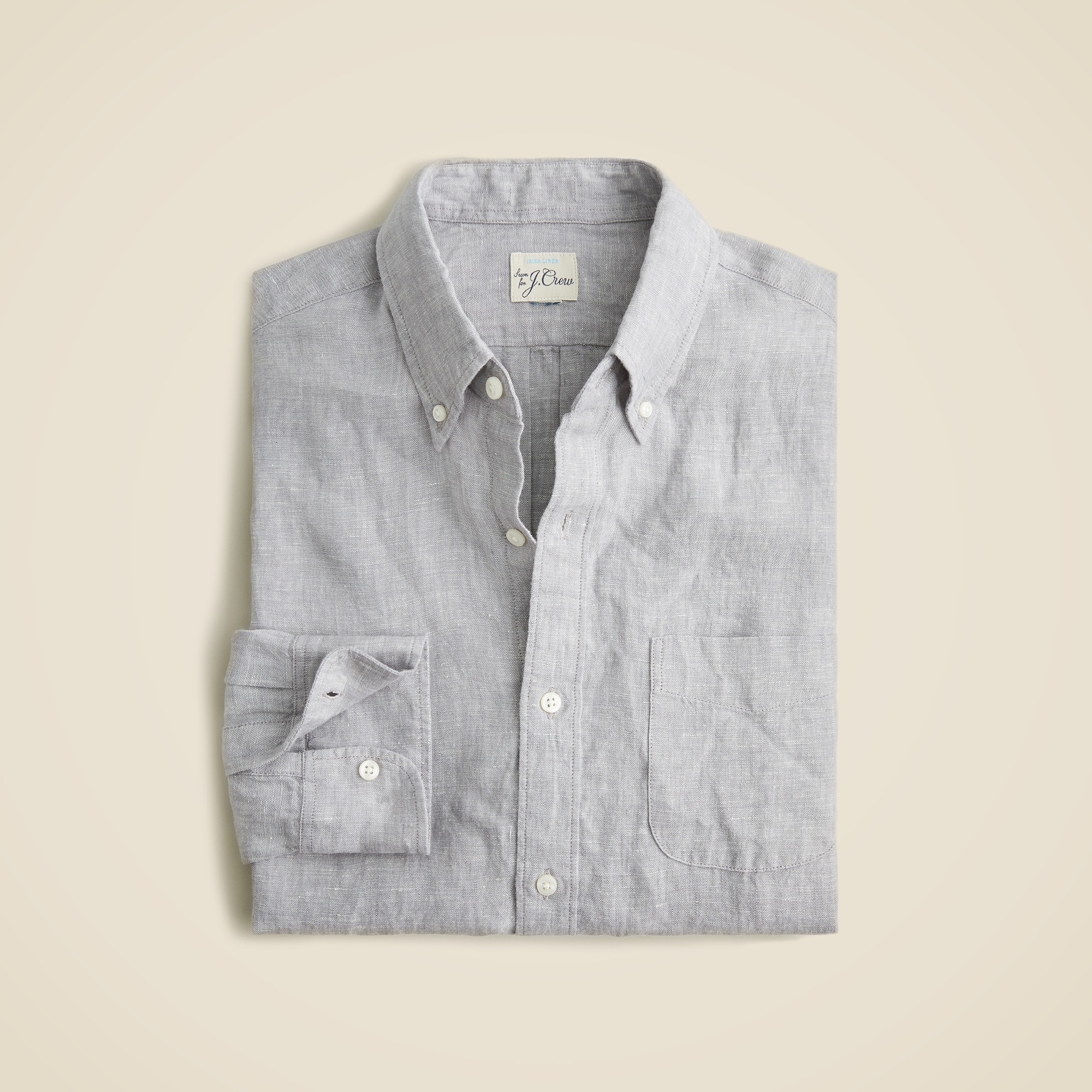 mens Tall Baird McNutt Irish linen shirt