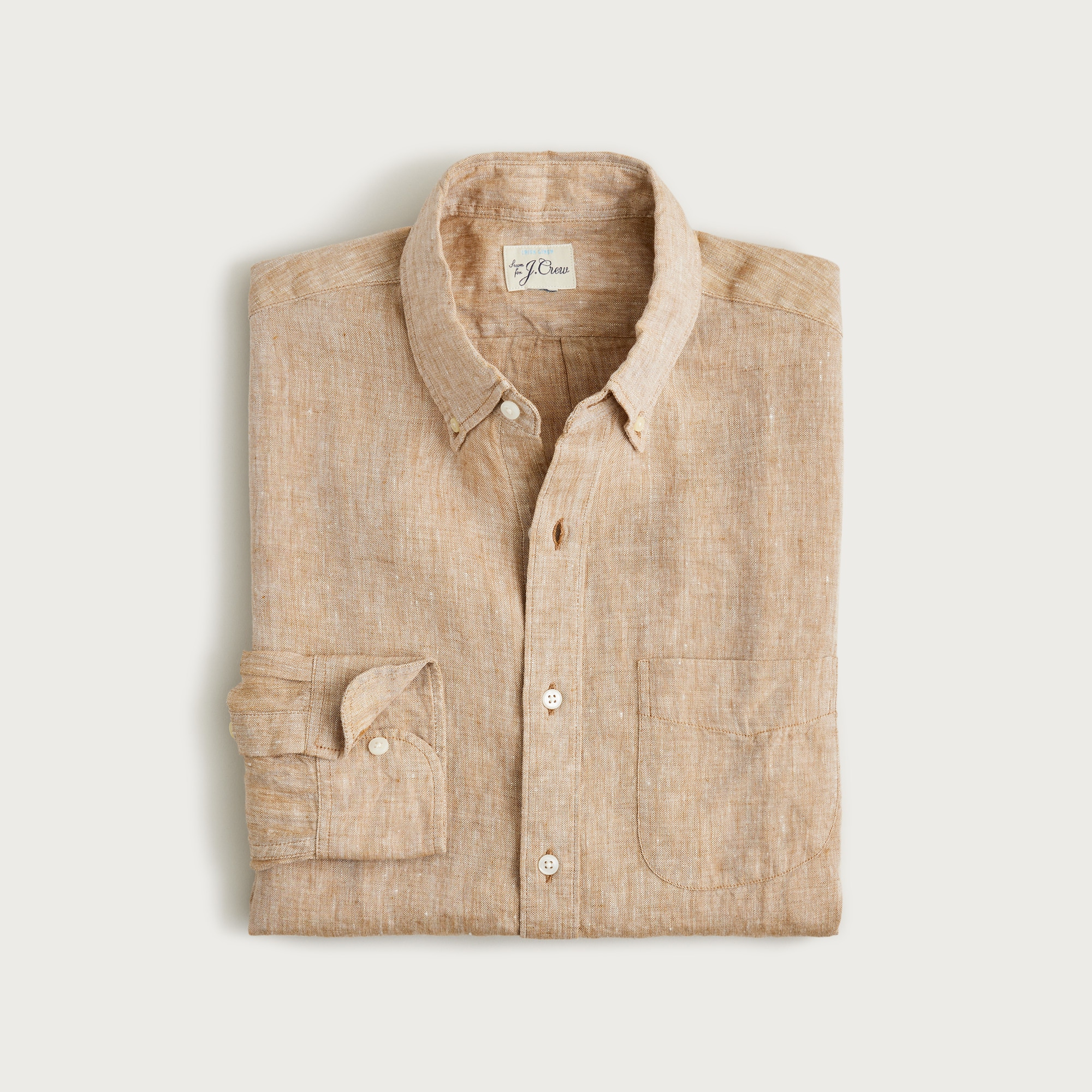 chinese dress ladies White Irish Linen Shirt main image 0