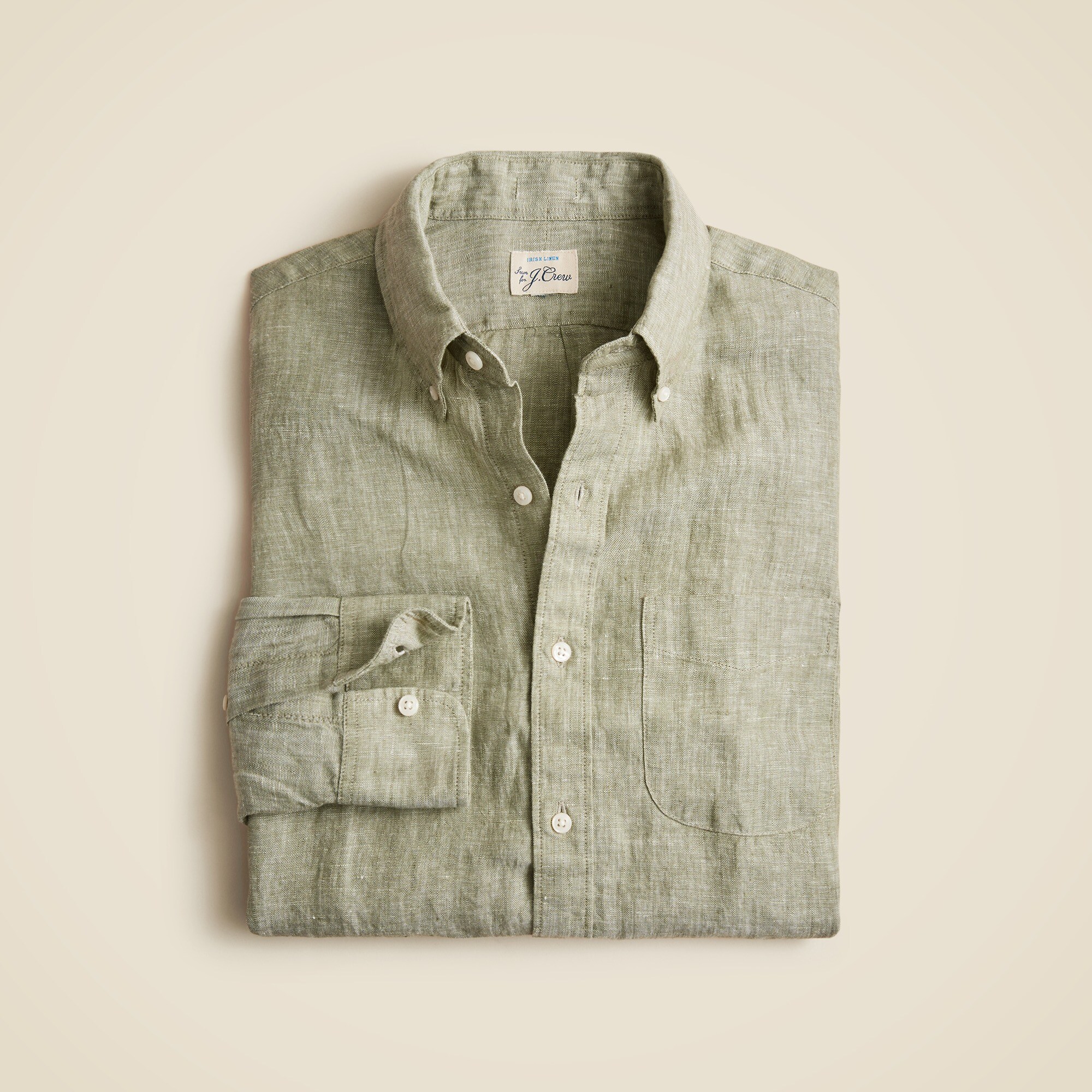  Slim Untucked Baird McNutt Irish linen shirt