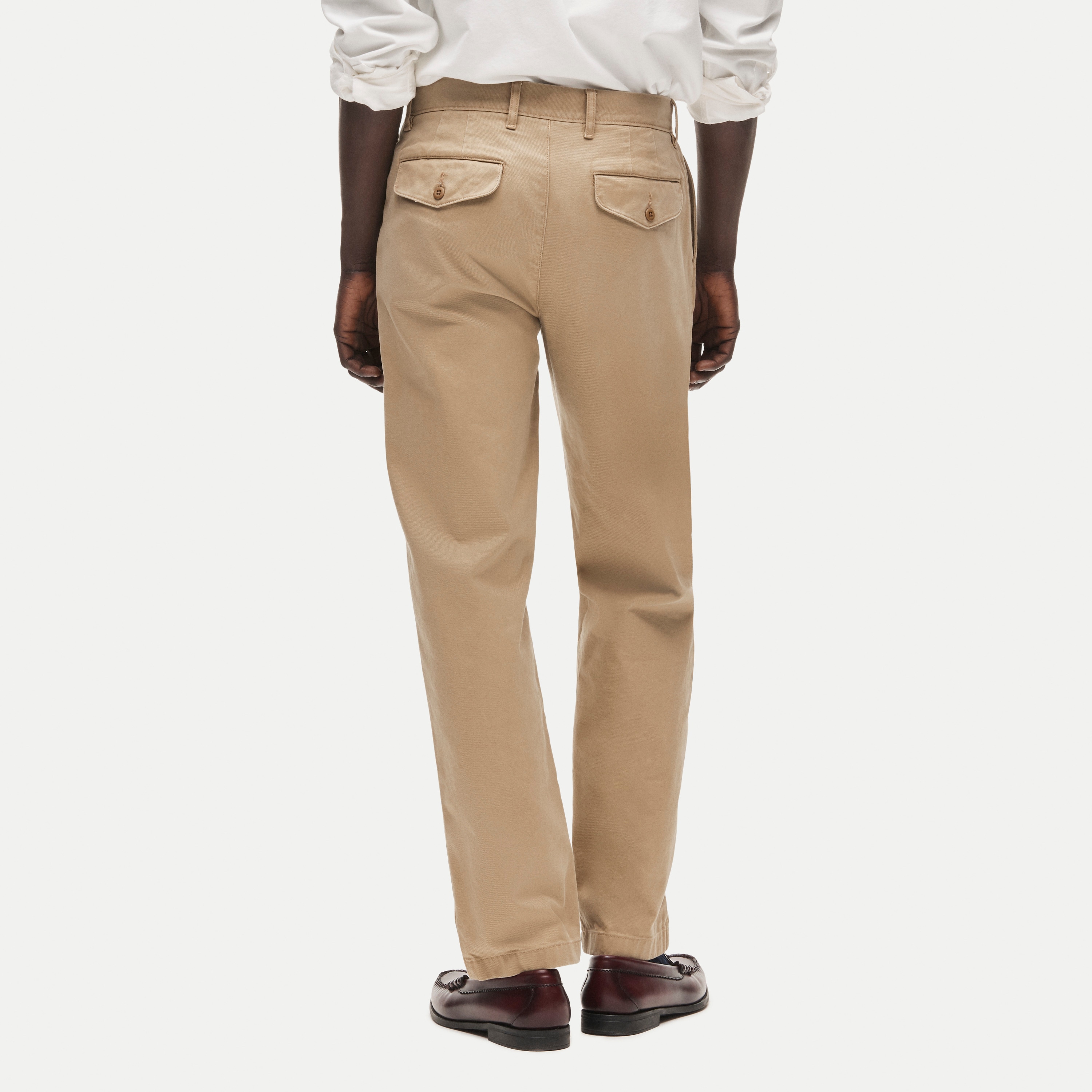 Wallace & Barnes Naval Trouser In Cotton Herringbone For Men | J.Crew