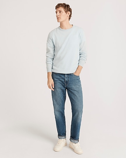 j.crew: classic relaxed-fit jean in two-year wash for men