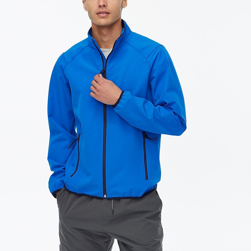 factory: lightweight laminated jacket for men, right side, view zoomed