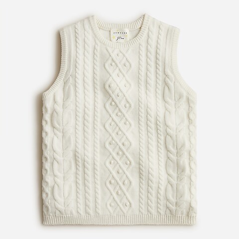 womens Limited-edition DEMYLEE New York ™ X J.Crew cable-knit sweater-vest