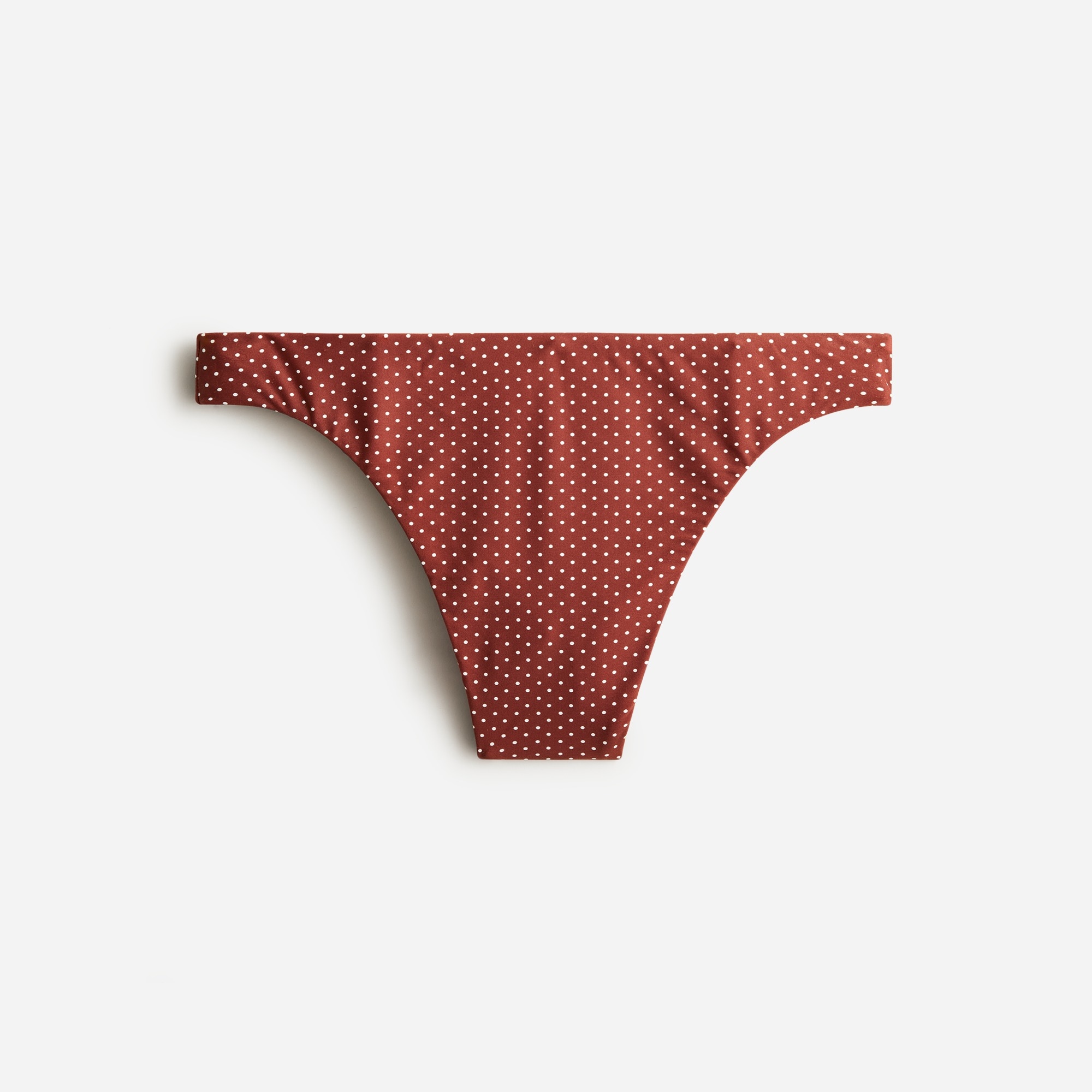 Black Polka Dot Print Reversible Cheeky Bikini Bottom