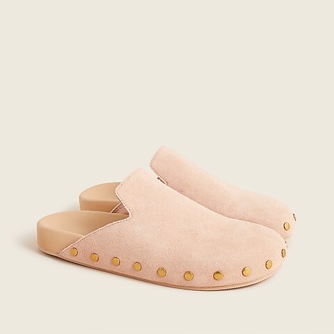  Pacific studded clogs in suede