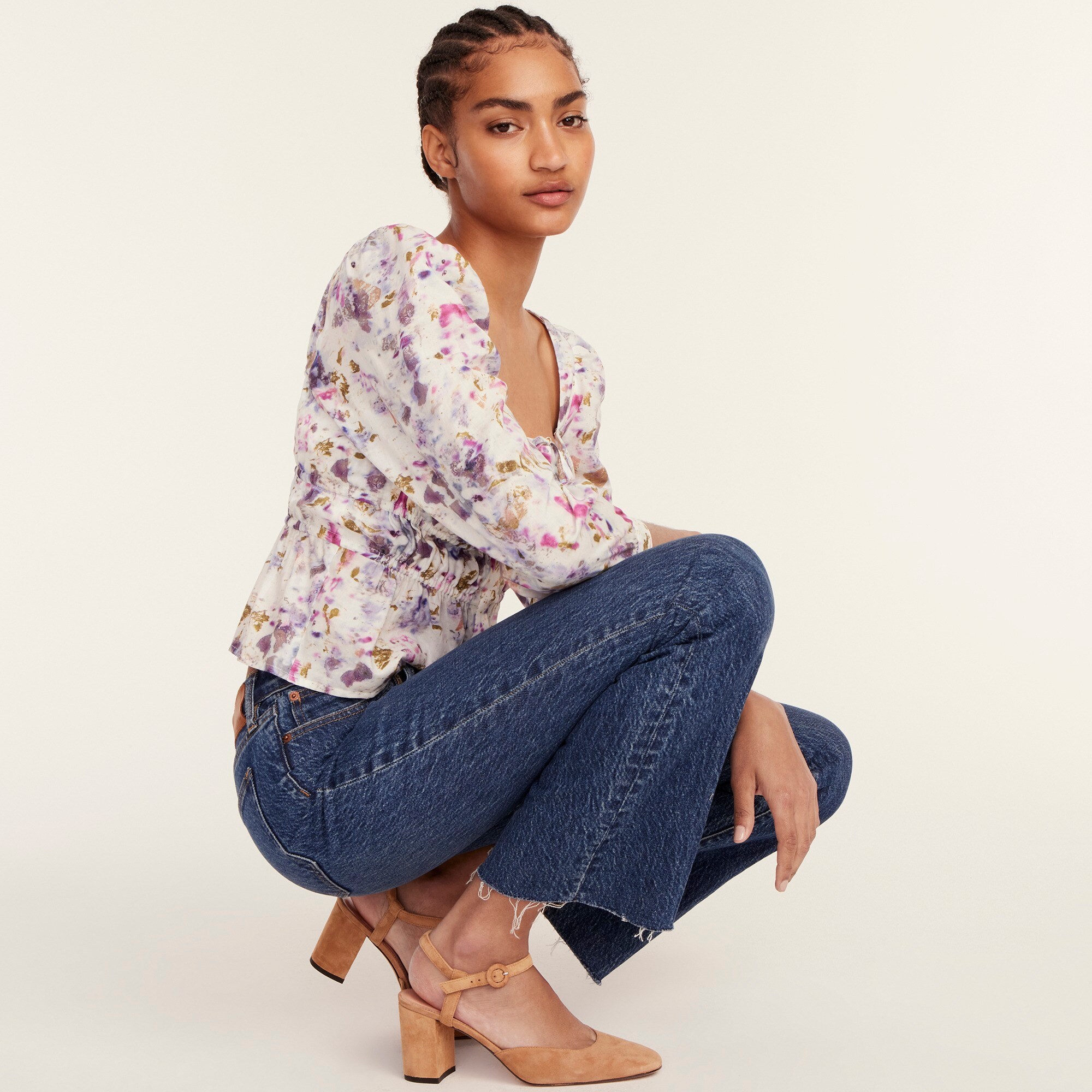 J crew hotsell suede pumps