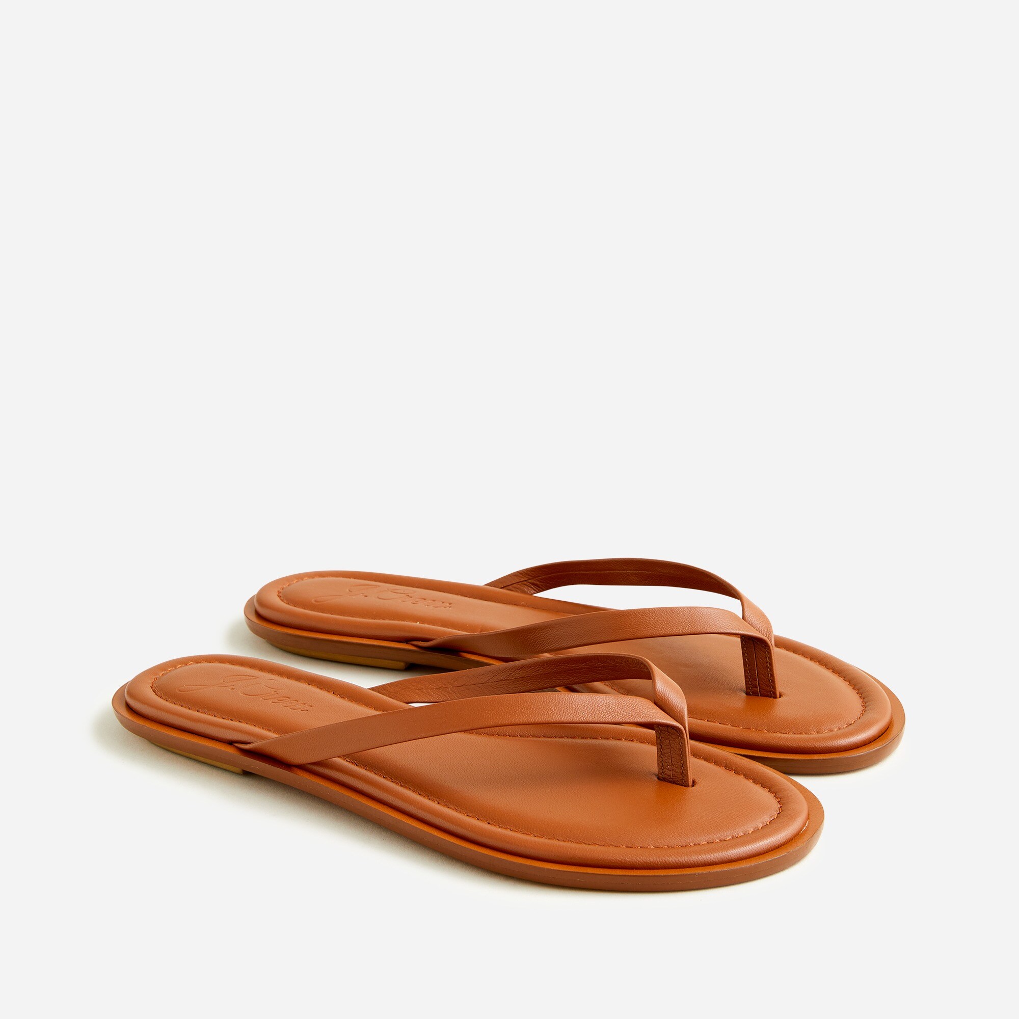 Sorrento thong sandals in leather