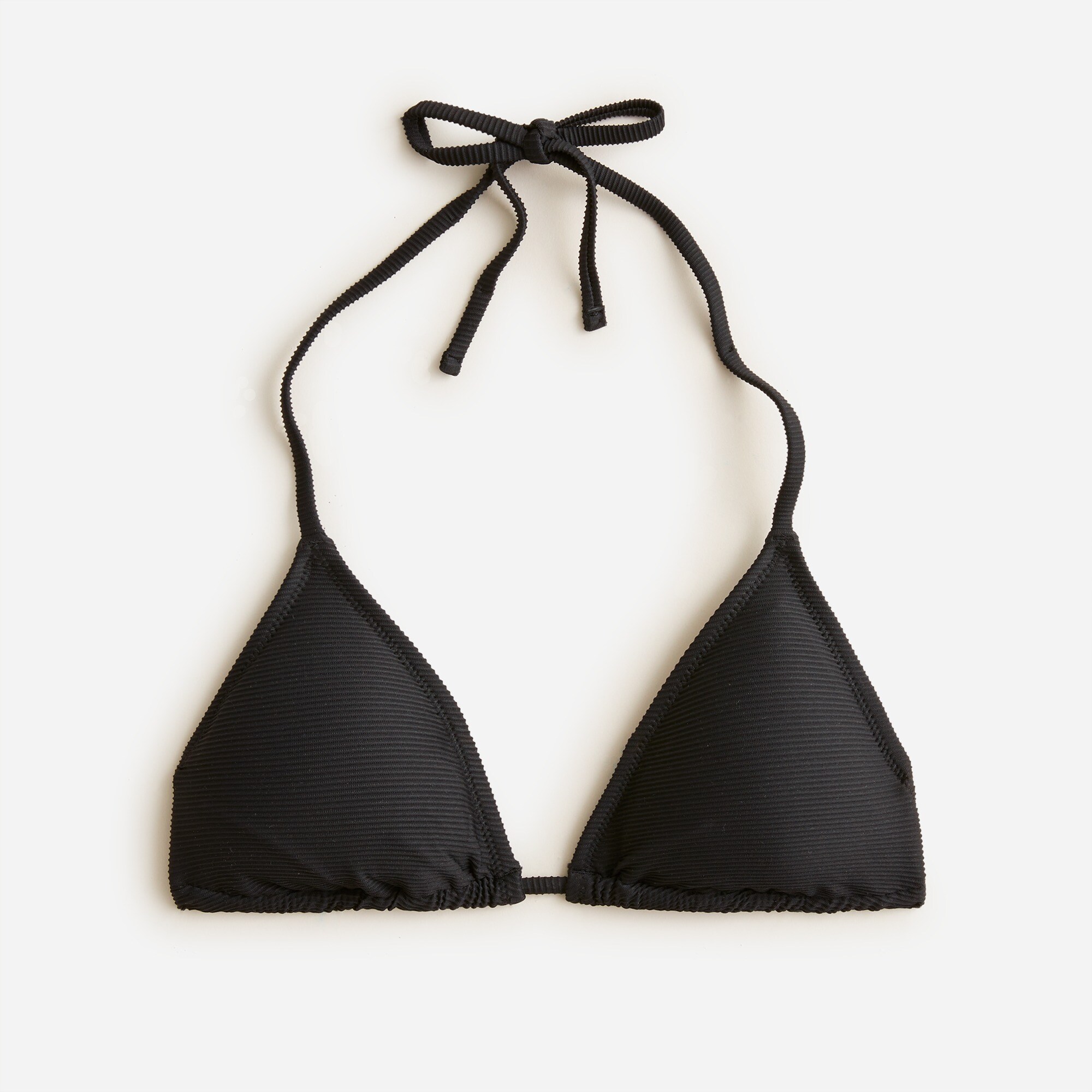 Rib string bikini top
