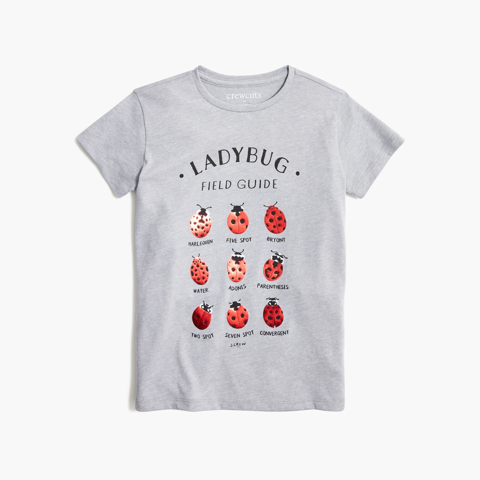 Girls' ladybug graphic tee