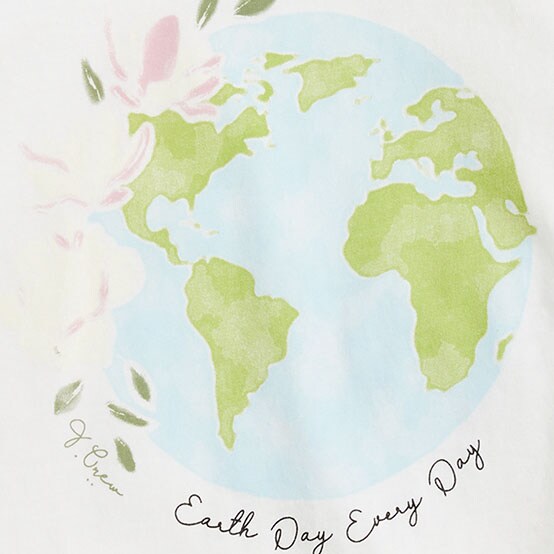 Girls' Earth graphic tee EARTH DAY girls' earth graphic tee for girls