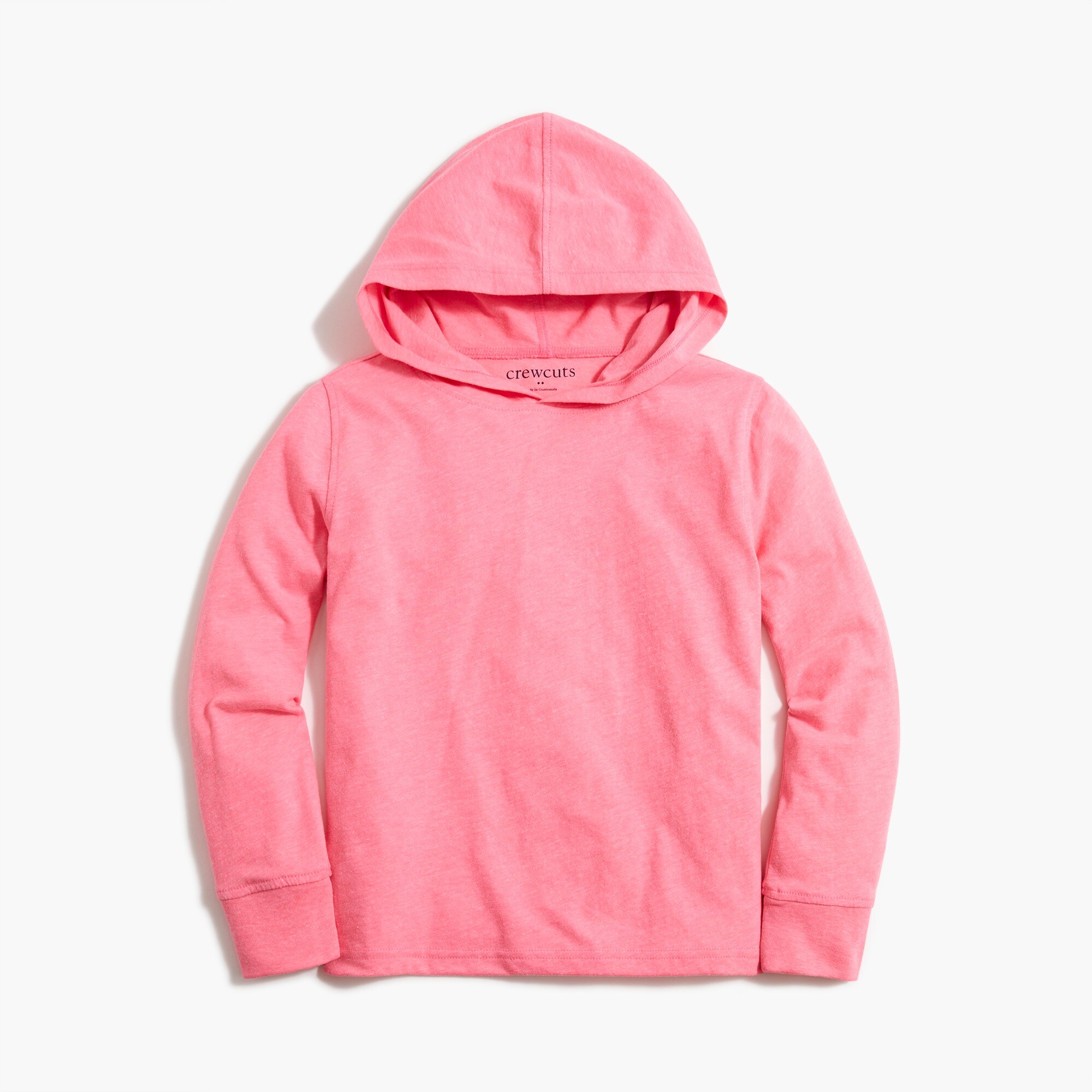 girls' long-sleeve hooded tee for girls