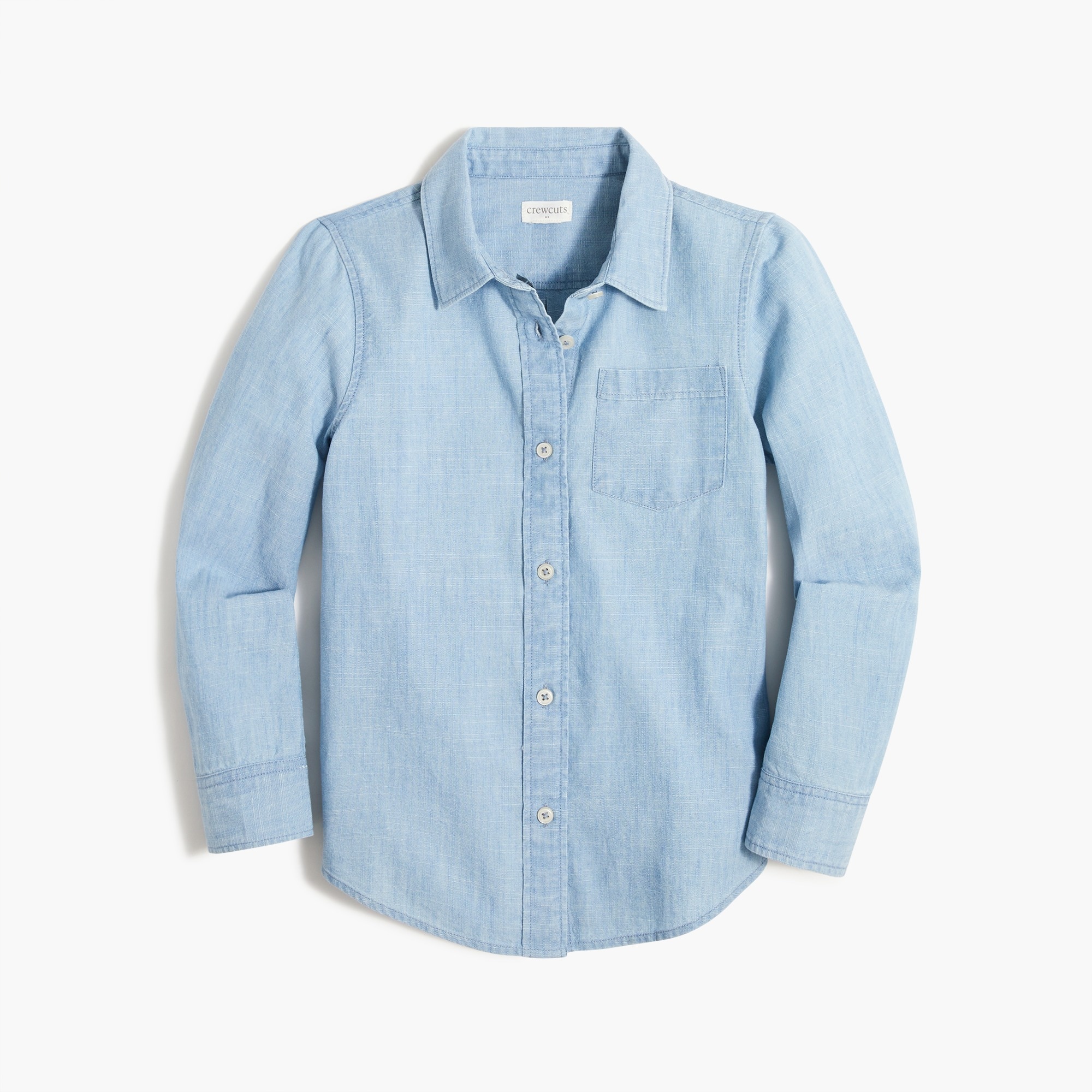 Girls' chambray shirt