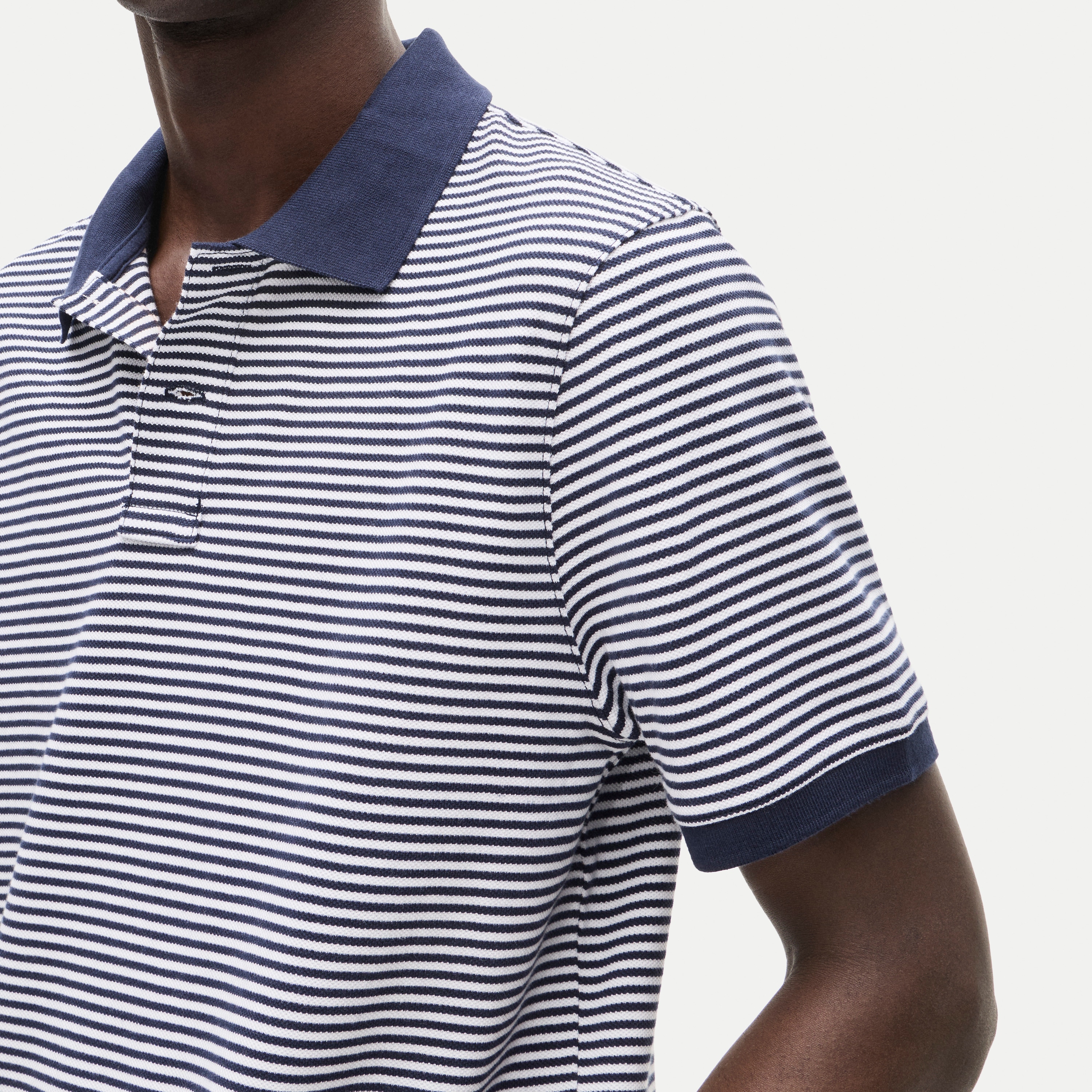 Piqué Polo Shirt In Stripe For Men | J.Crew