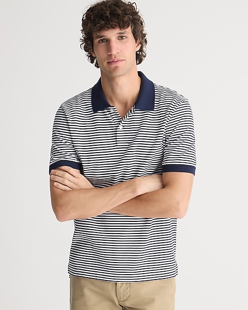 mens Tall piqu&eacute; polo shirt in stripe