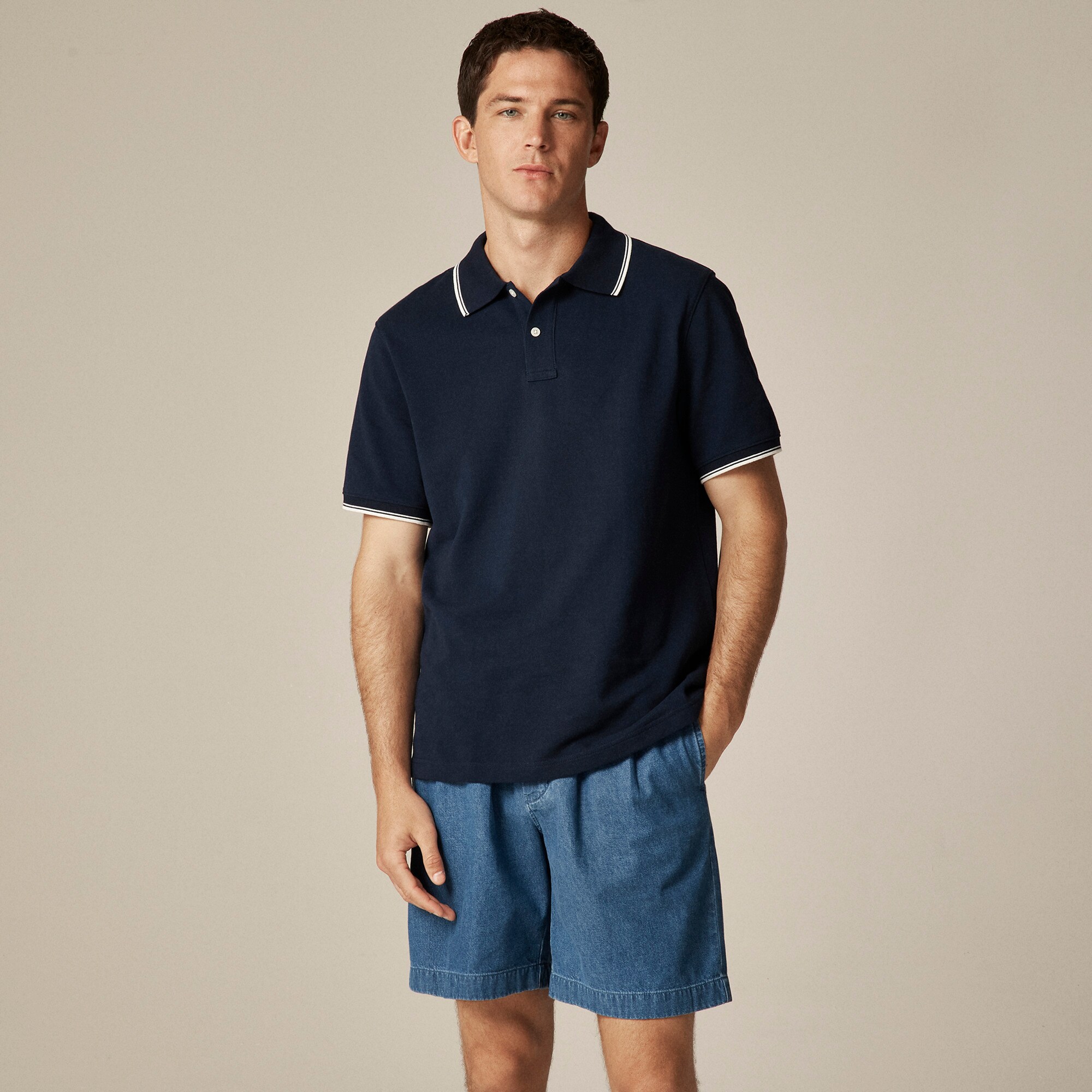 J crew classic polo hotsell