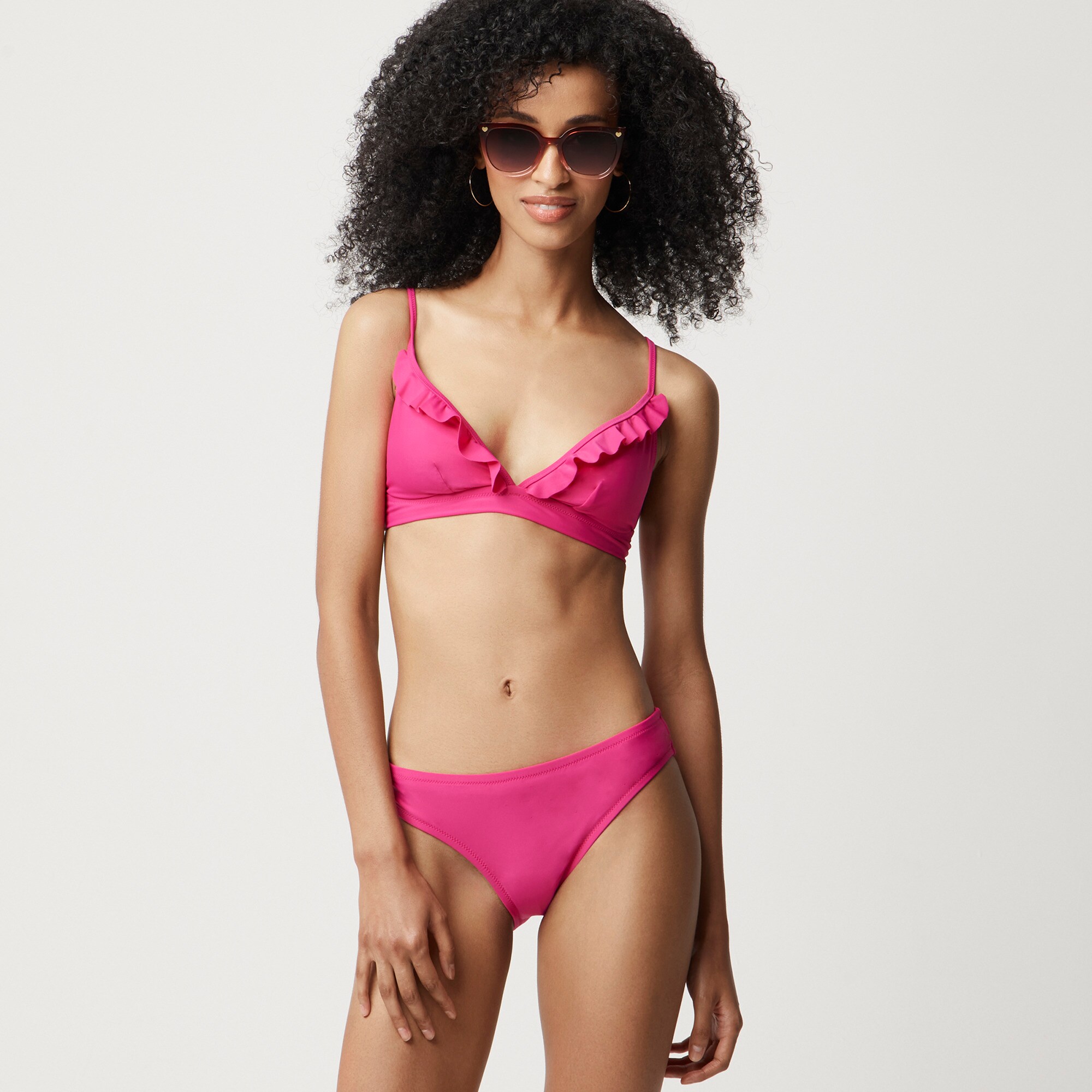 womens Solid bikini bottom