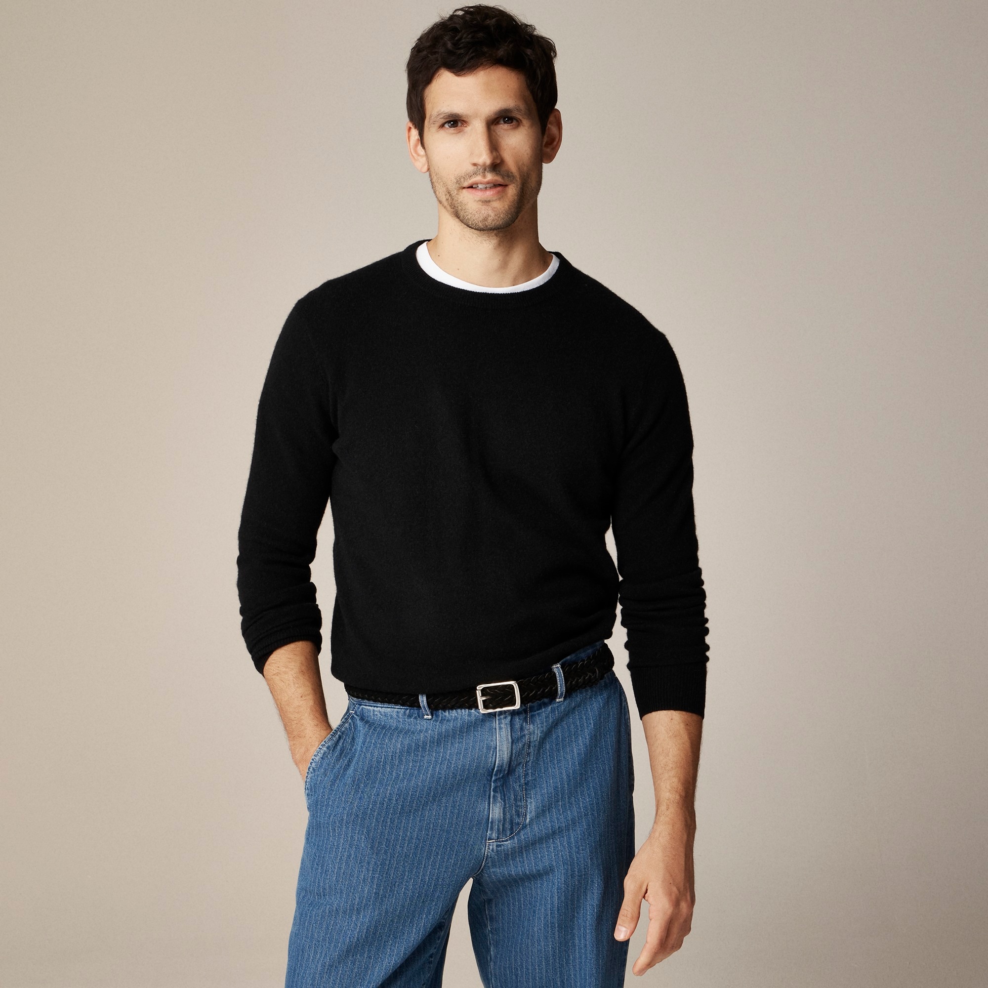 Cashmere crewneck sweater