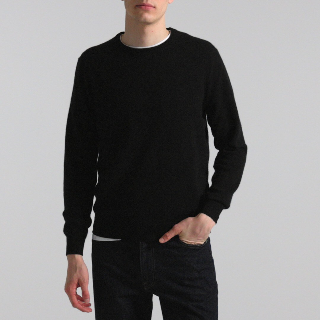 Cashmere crewneck sweater