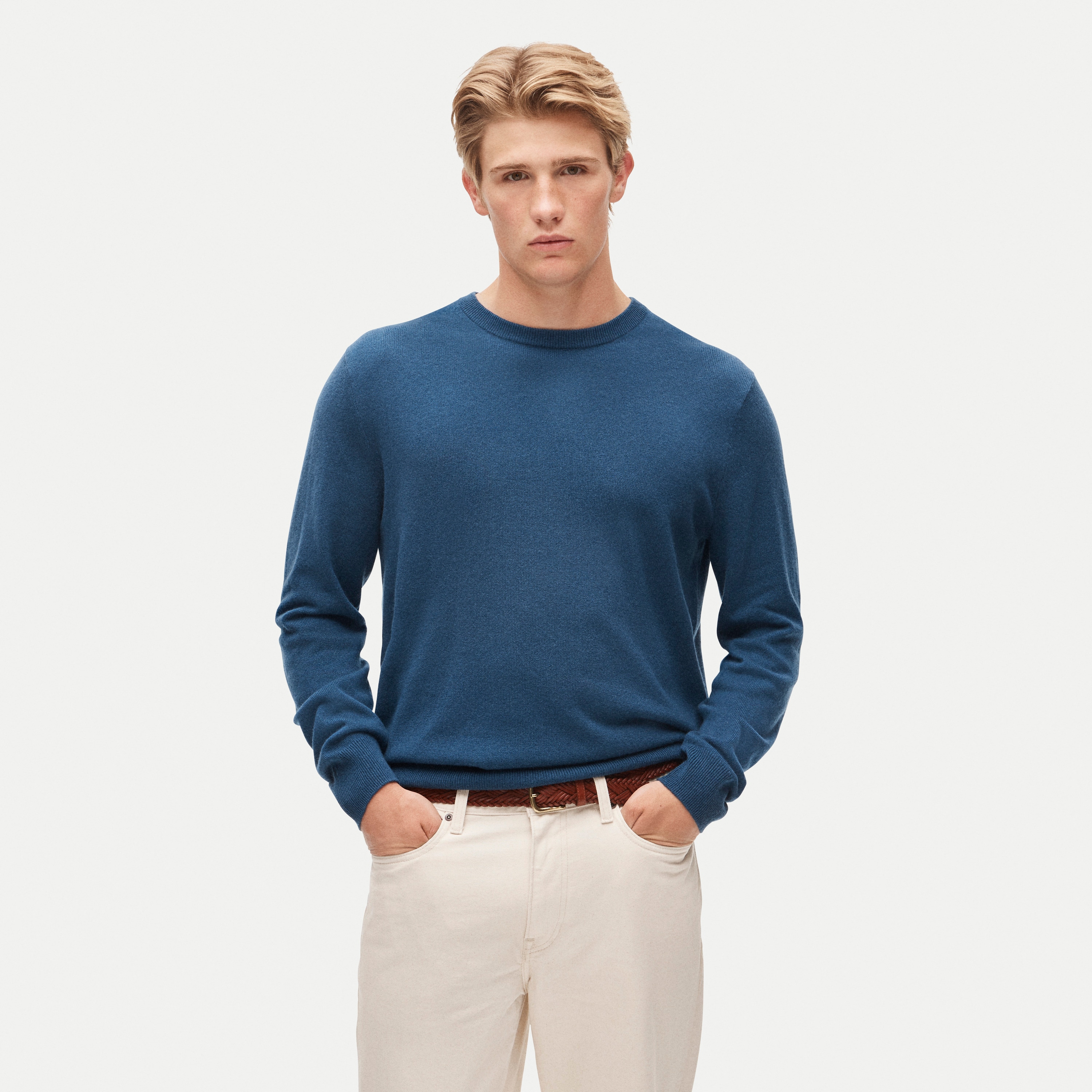 Cashmere crewneck sweater