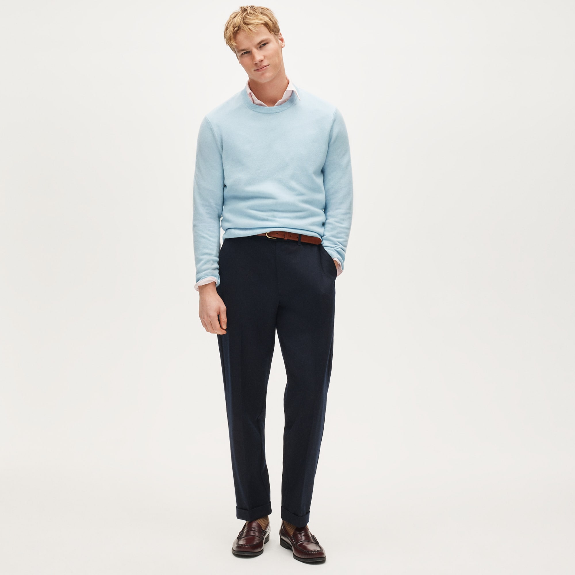 Cashmere crewneck sweater