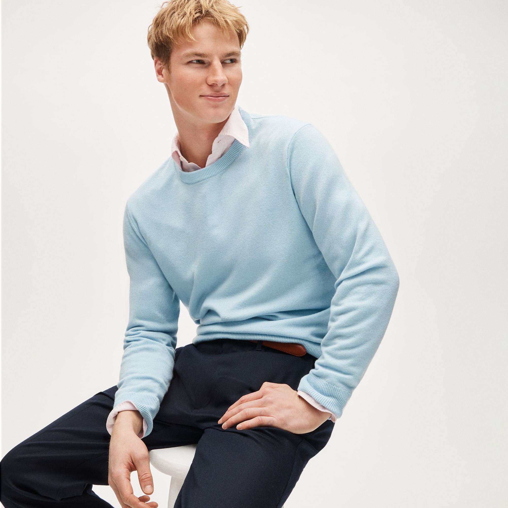 Cashmere crewneck sweater