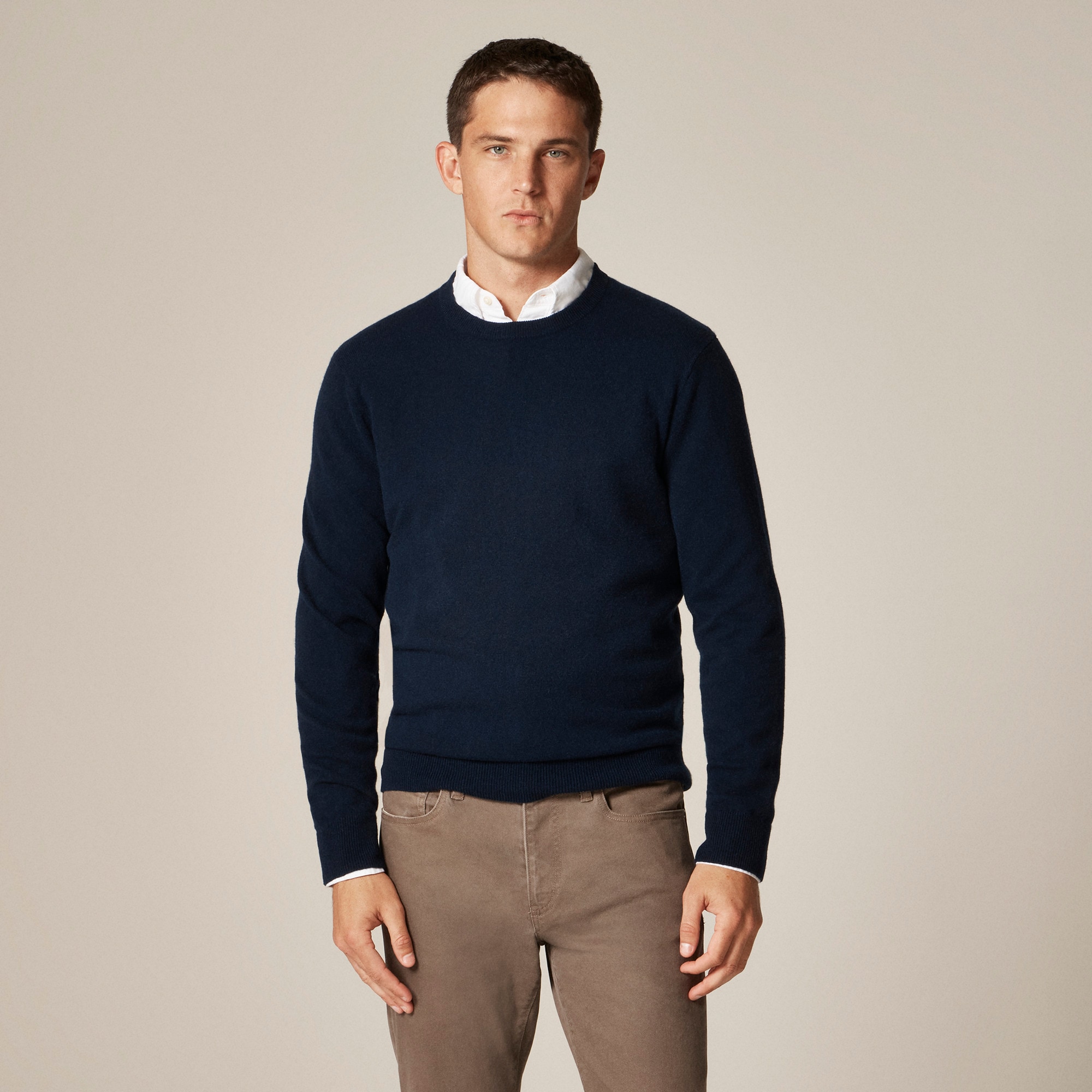 mens Tall cashmere crewneck sweater