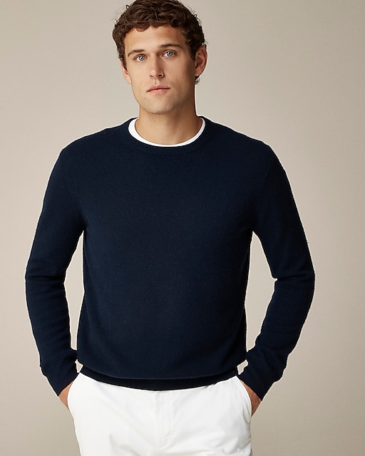 mens Tall cashmere crewneck sweater