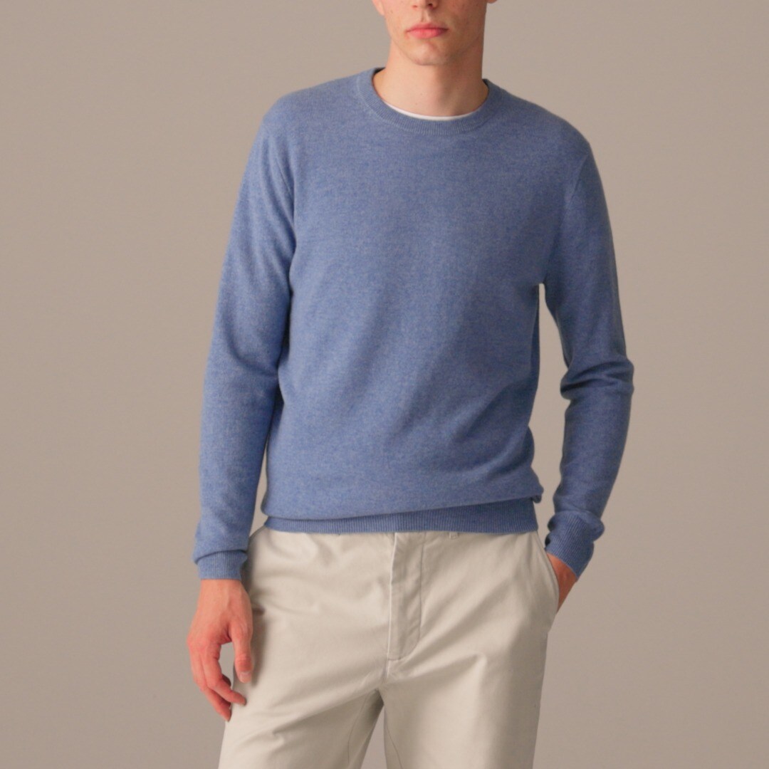 Cashmere crewneck sweater