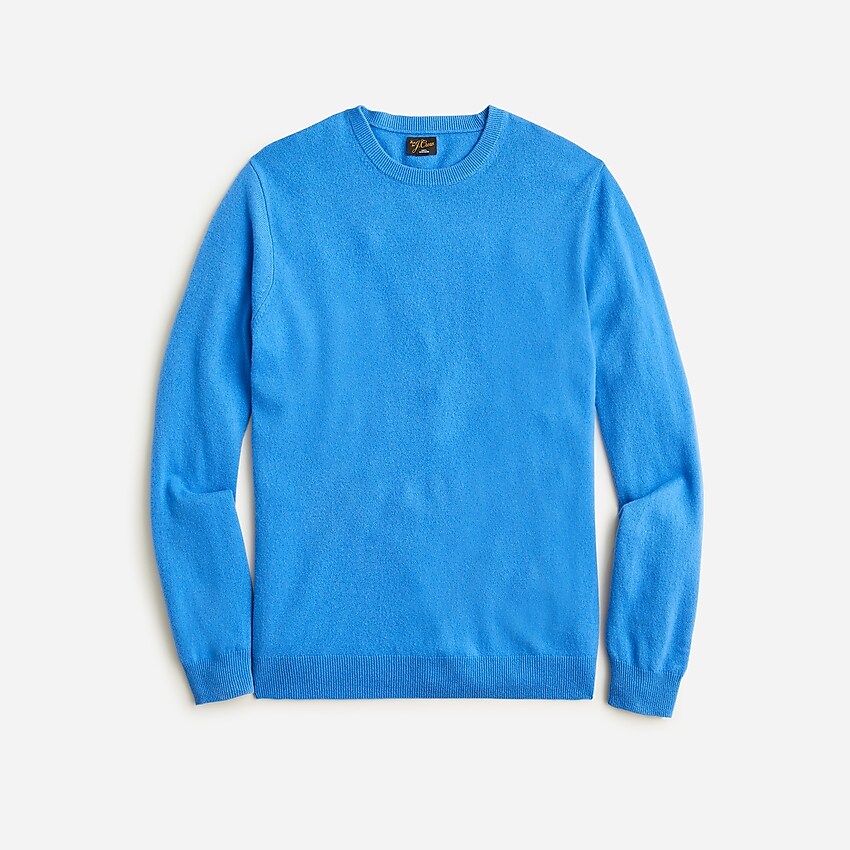 j.crew: cashmere crewneck sweater for men, right side, view zoomed