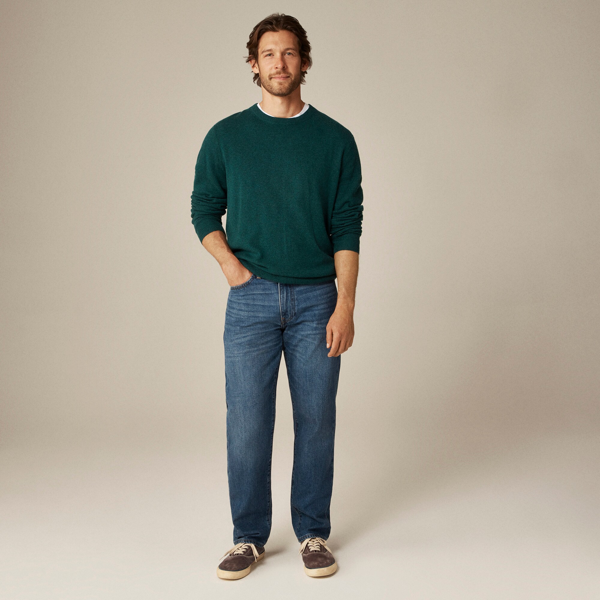 Cashmere crewneck sweater