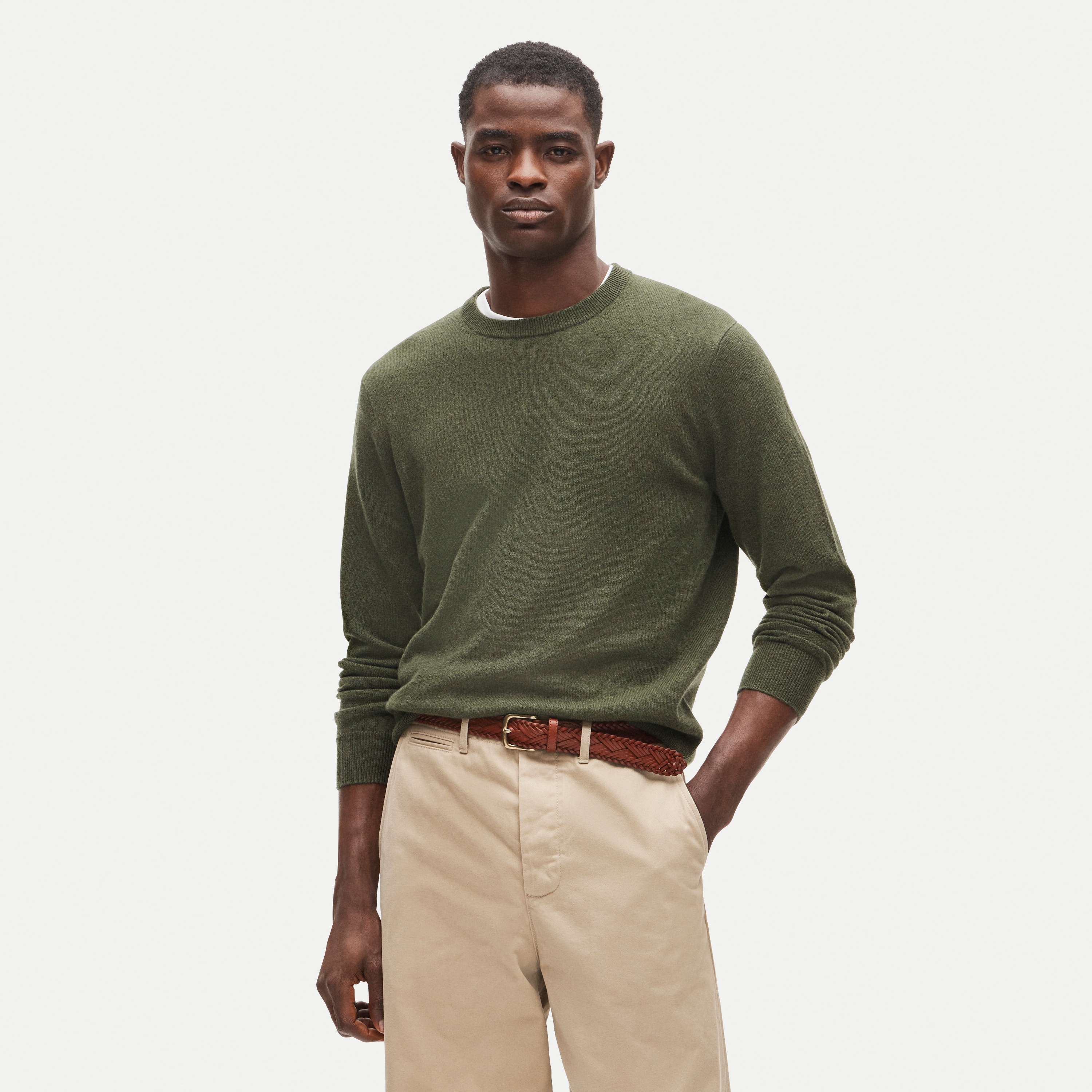 Cashmere crewneck sweater