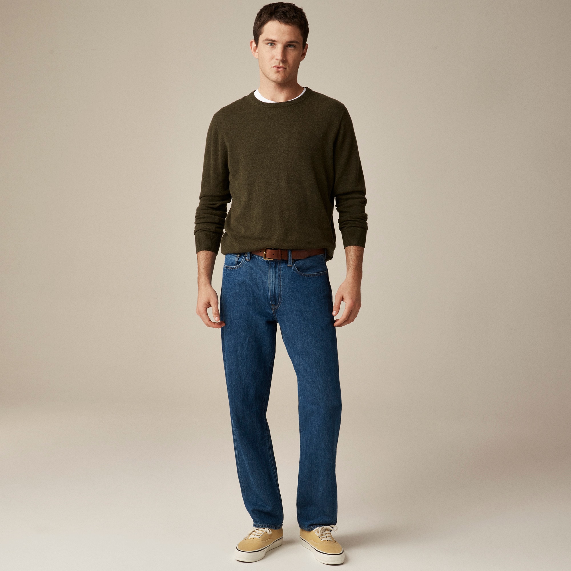 Cashmere crewneck sweater